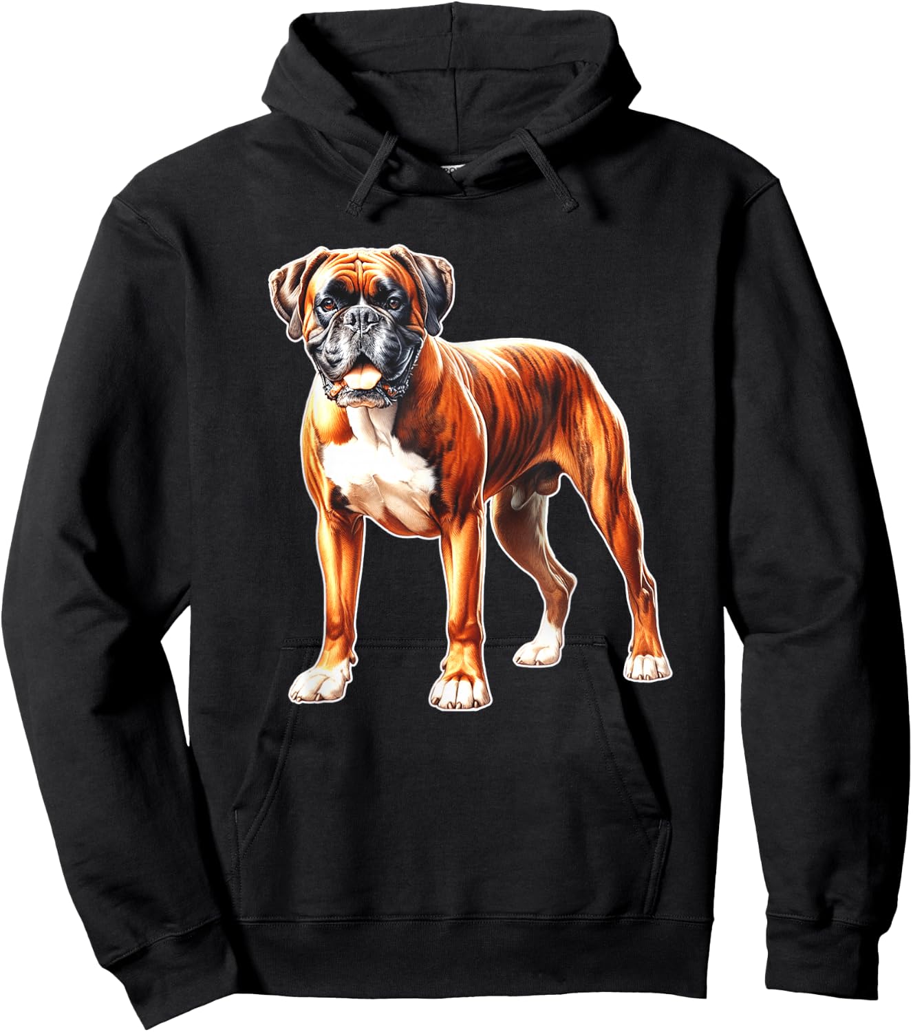Boxer Bullmastiff Dog Hoodie - Hoodie | Black