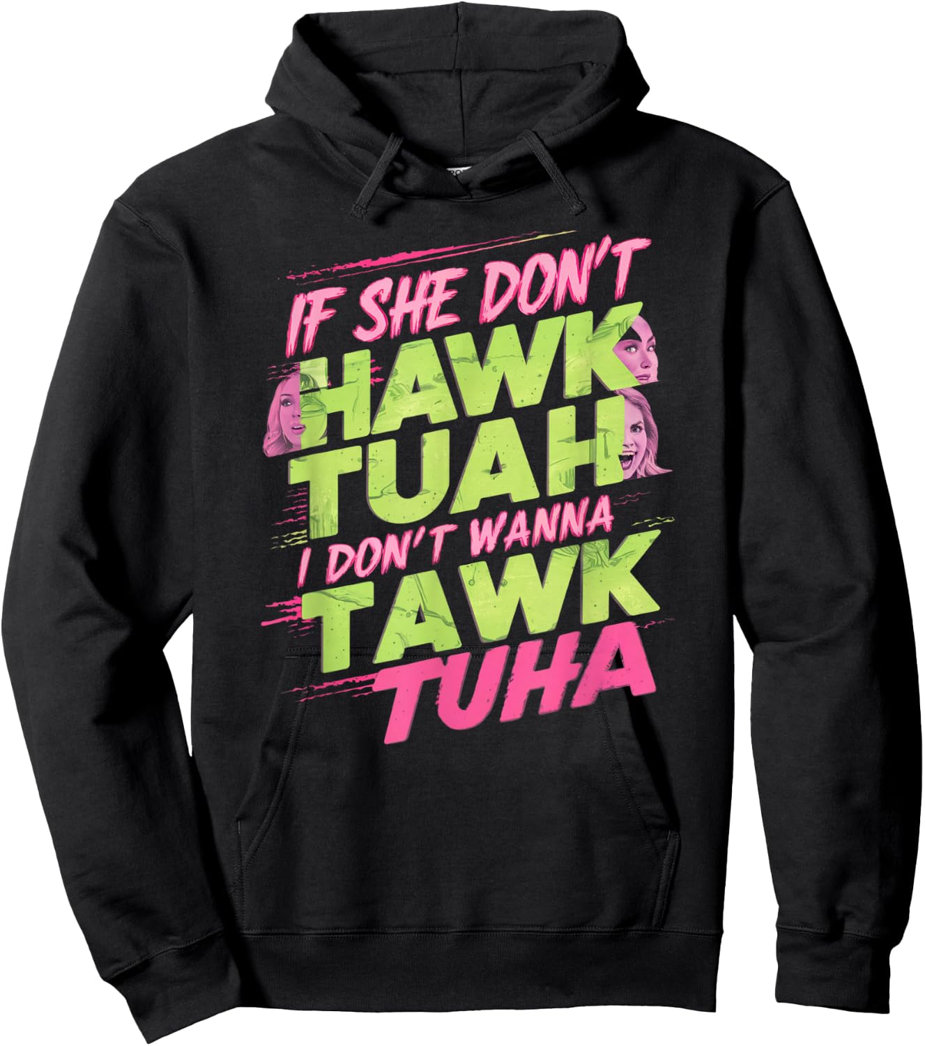 If She Dont Hawk Tuah Hoodie - Hoodie | Black
