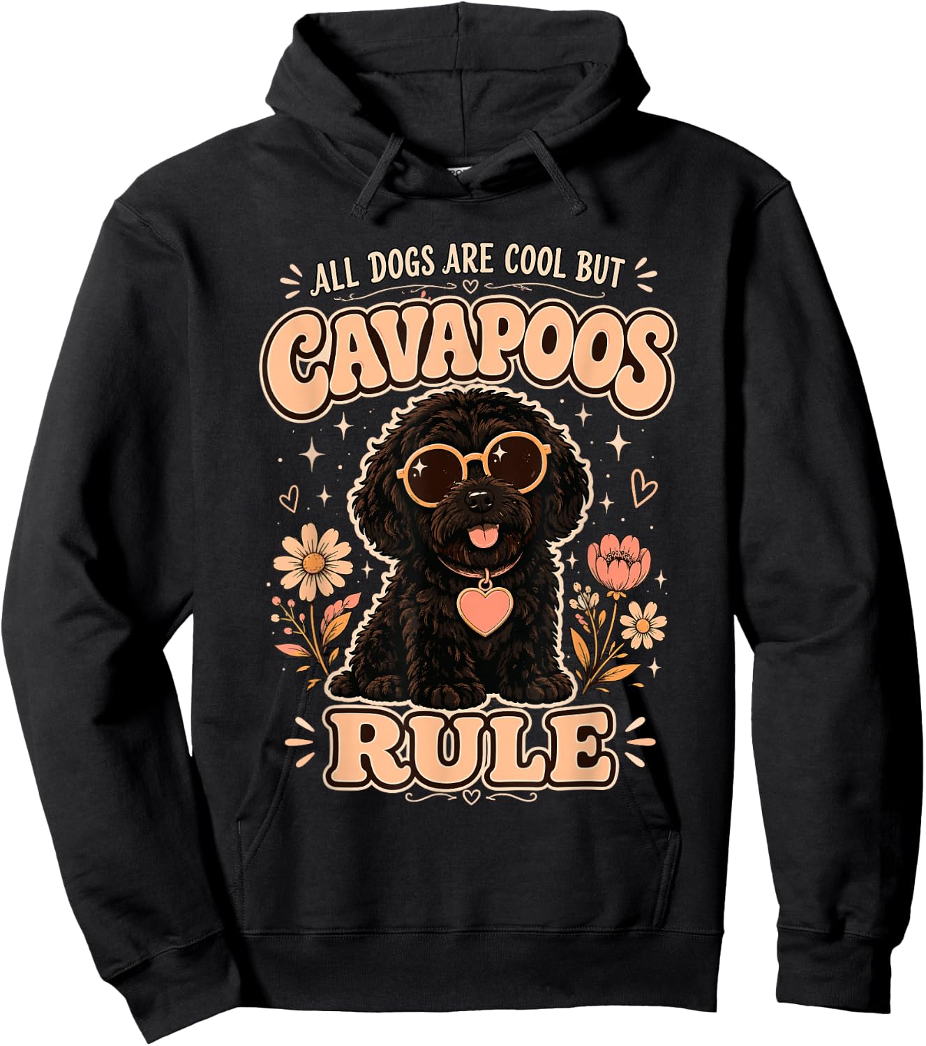 T-Shirt Hoodie - Hoodie | Black