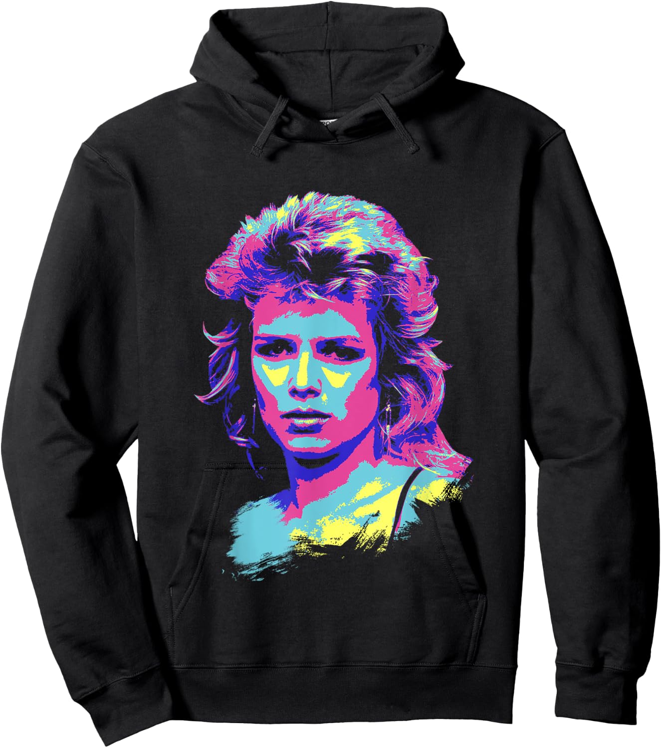 TV Times Kim Wilde 80er Jahre Pop Sänger Pop Art stilisiert Hoodie - Hoodie | Black
