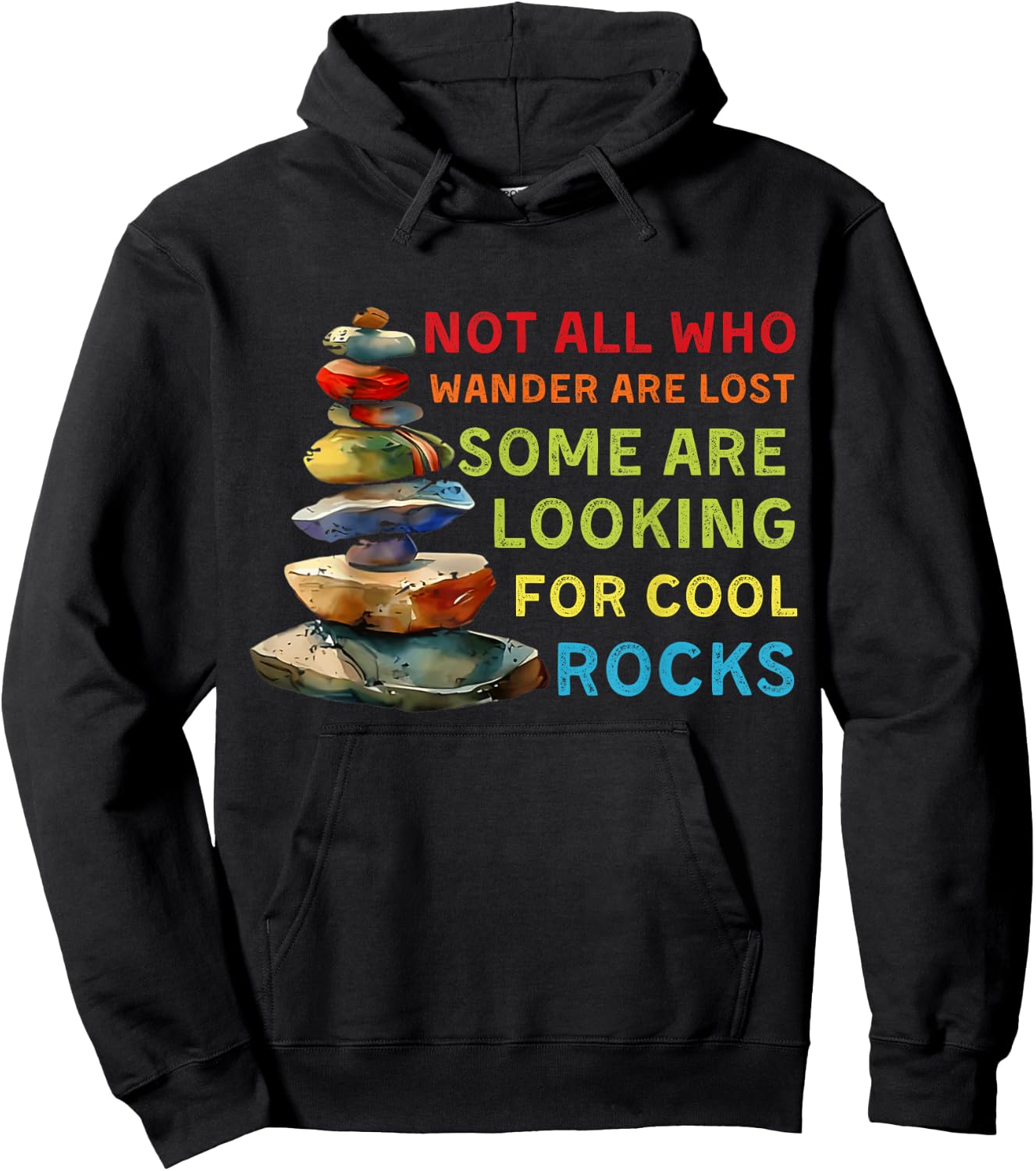 Some Are Looking for Cool Rocks Geode Hunter Hoodie - Hoodie | Black