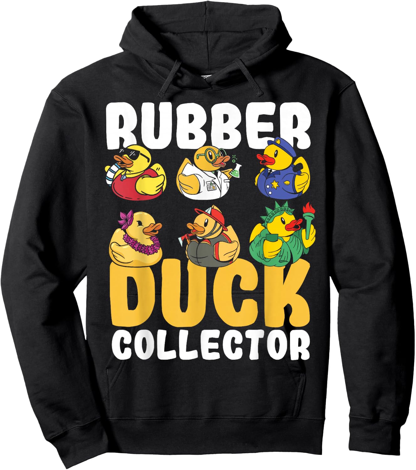 Rubber Duck Collector Rubber Duckie Yellow Rubber Duck Hoodie - Hoodie | Black