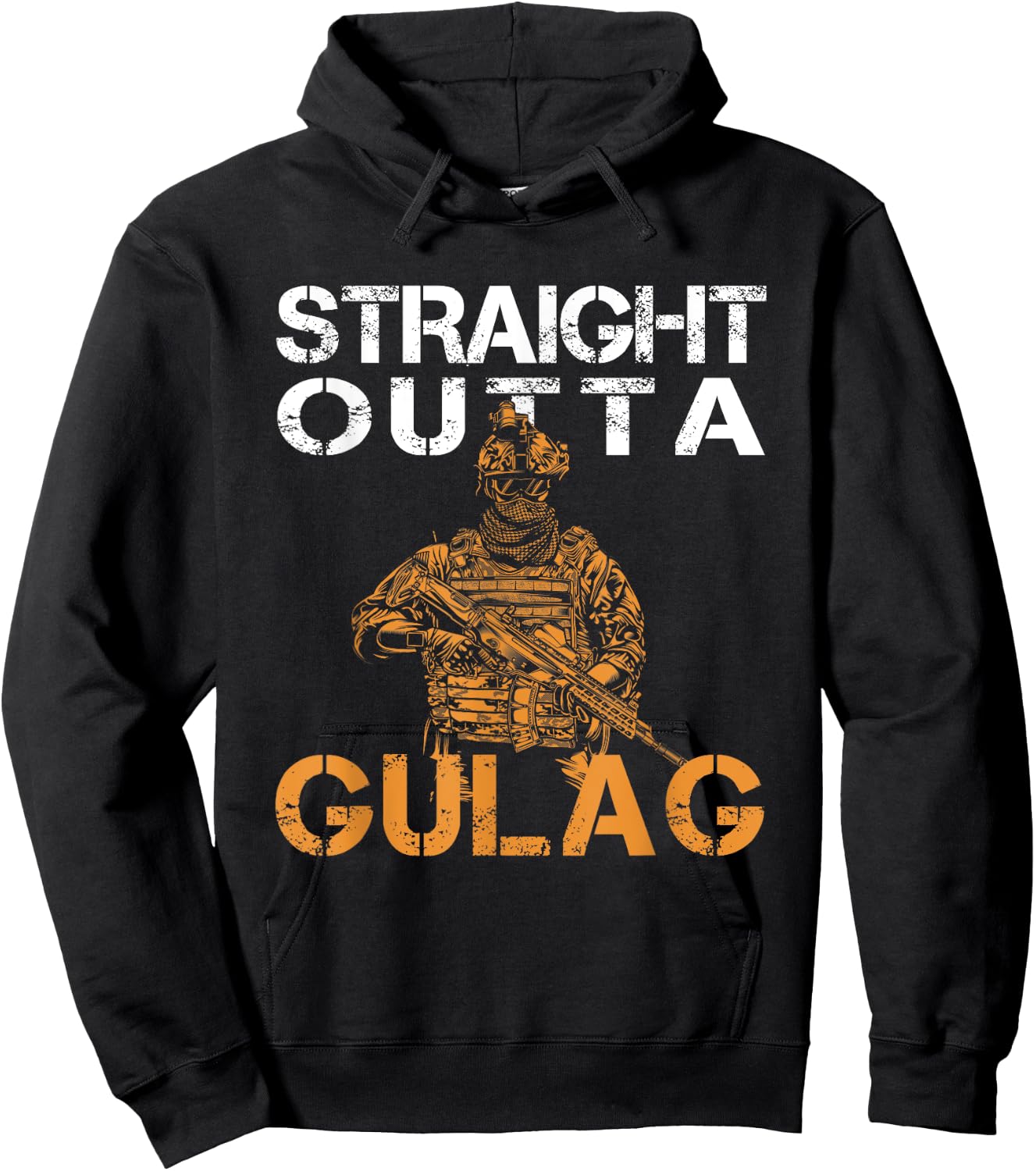 Warzone Verdansk, Straight Outta Gulag Hoodie - Hoodie | Black