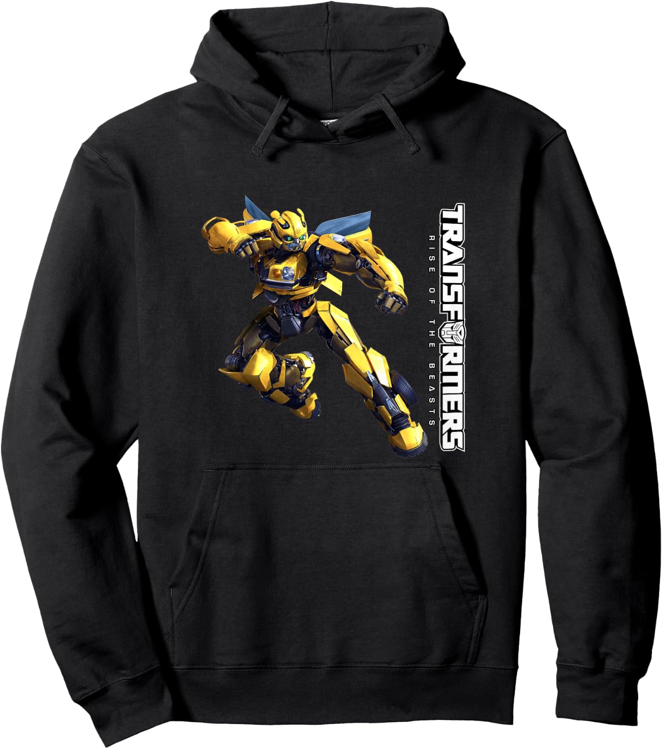 Transformers: Rise of the Beasts Bumblebee Children's Full Body , gray Hoodie - Hoodie | Black