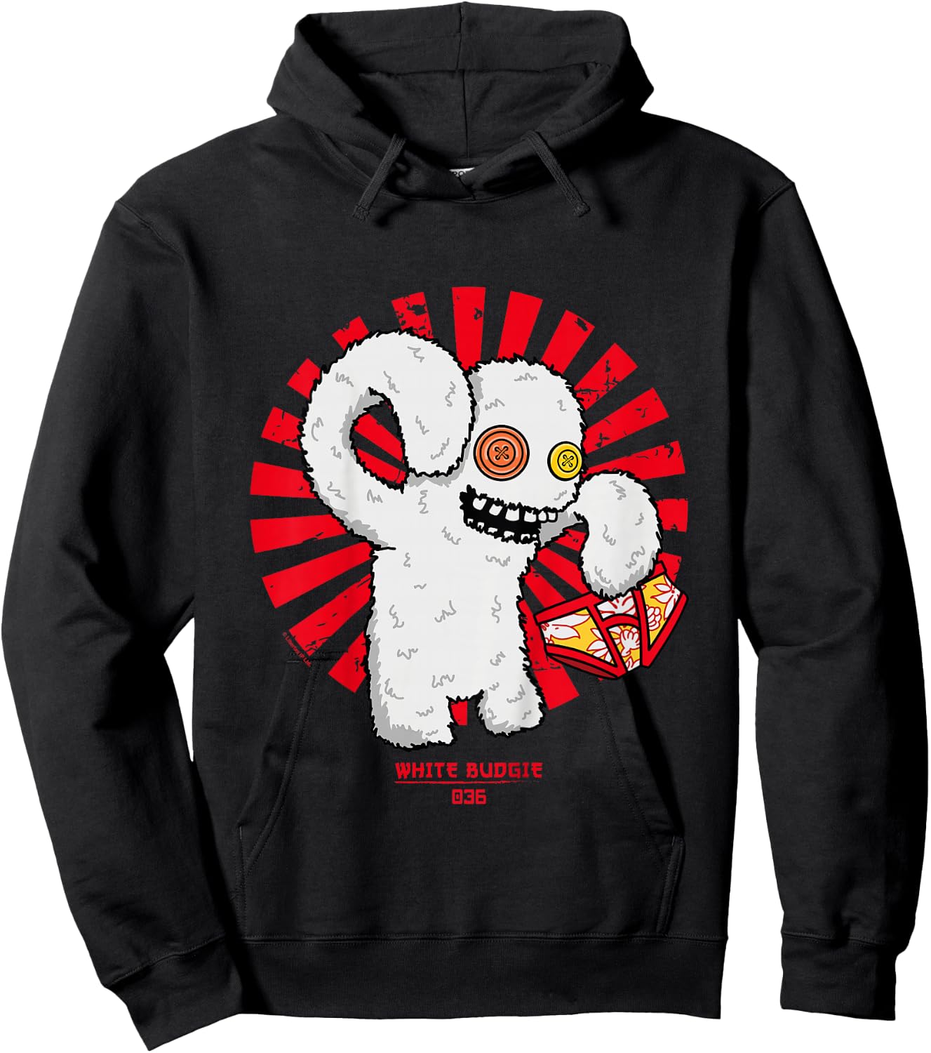 Fuggler Boombox Sketchy Squirrel Kids Hoodie - Hoodie | Black