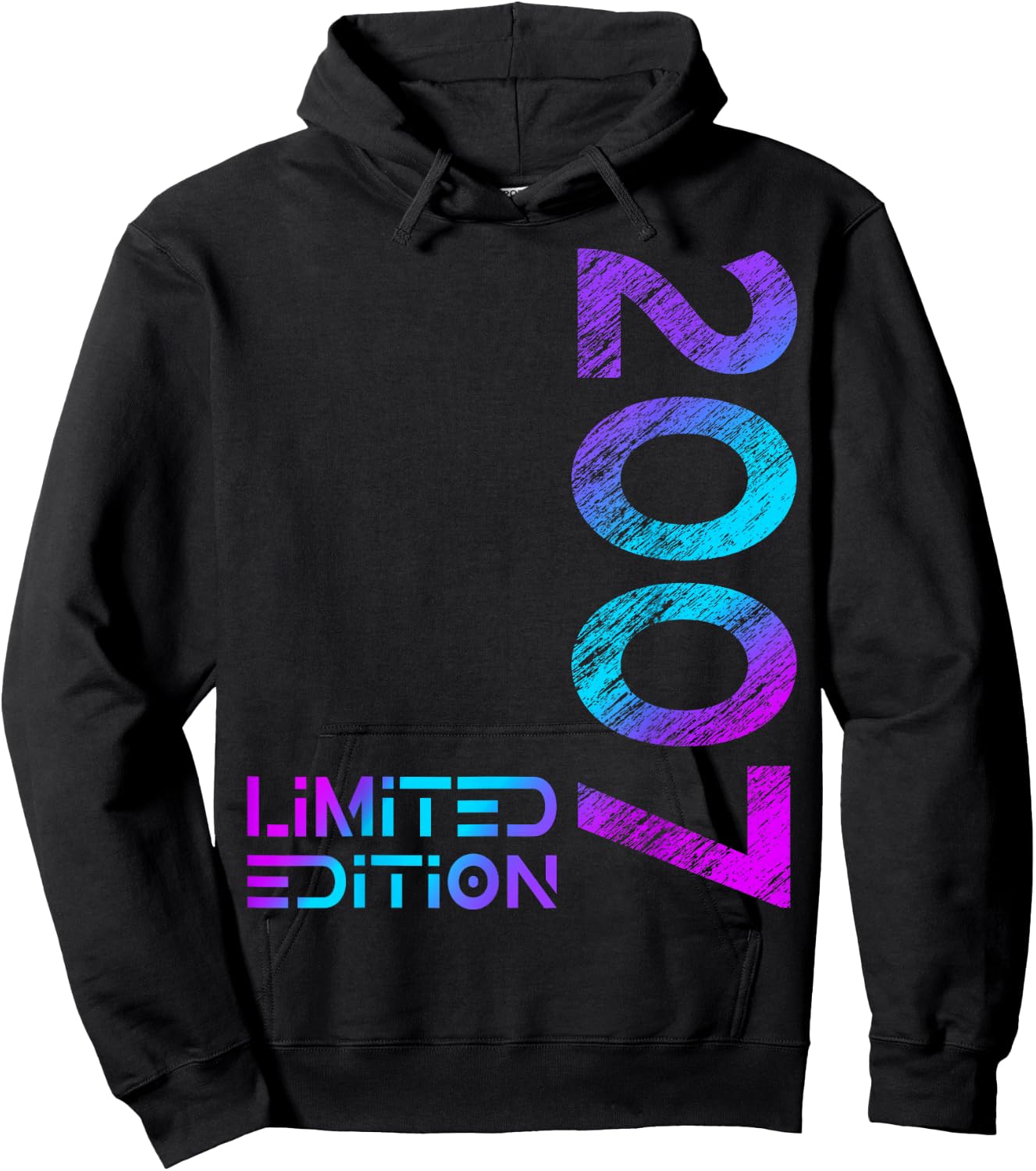 19th Birthday Limited Edition Vintage 2007 Boy Girl Hoodie - Hoodie | Black