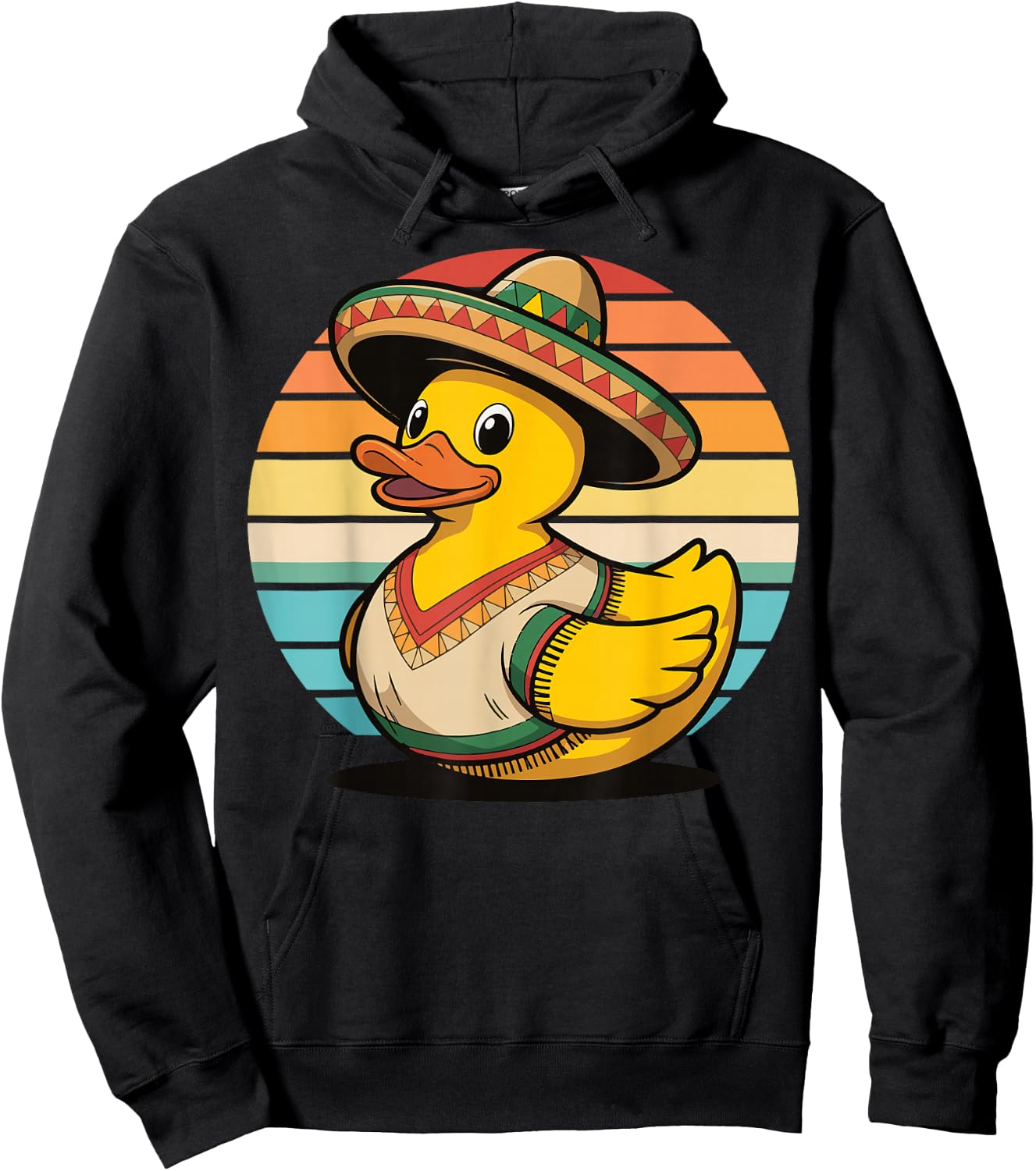 Rubber Duck Cinco De Mayo Hoodie - Hoodie | Black