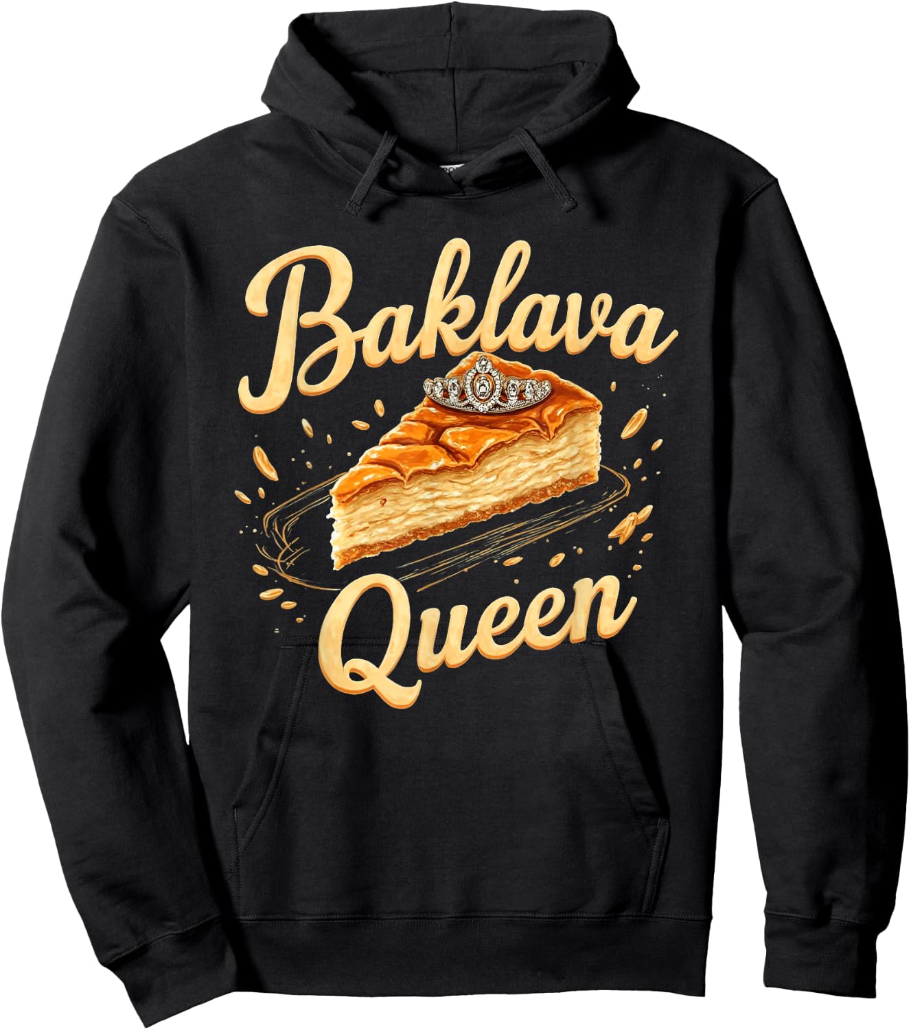 Baklava Queen Hoodie - Hoodie | Black