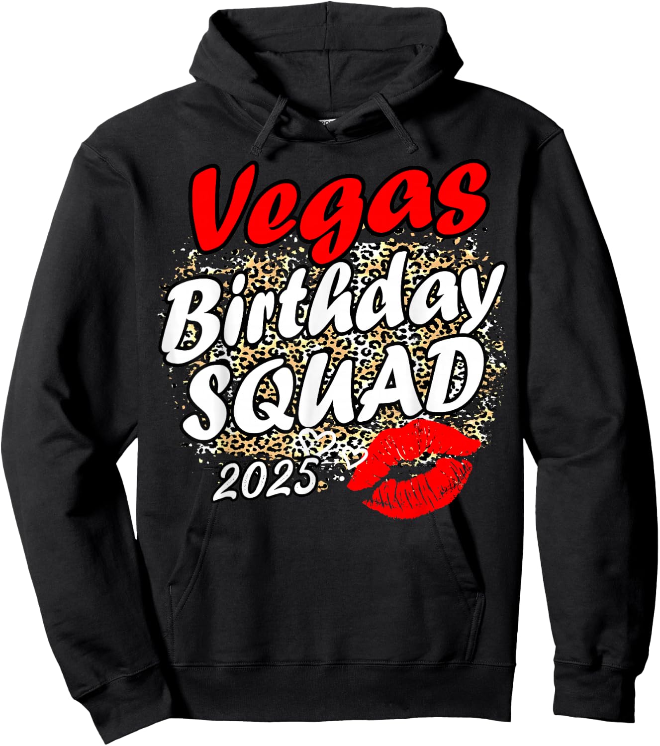 Las Vegas Girls Trip 2025 Shirts Crew Vegas Birthday Squad Hoodie - Hoodie | Black