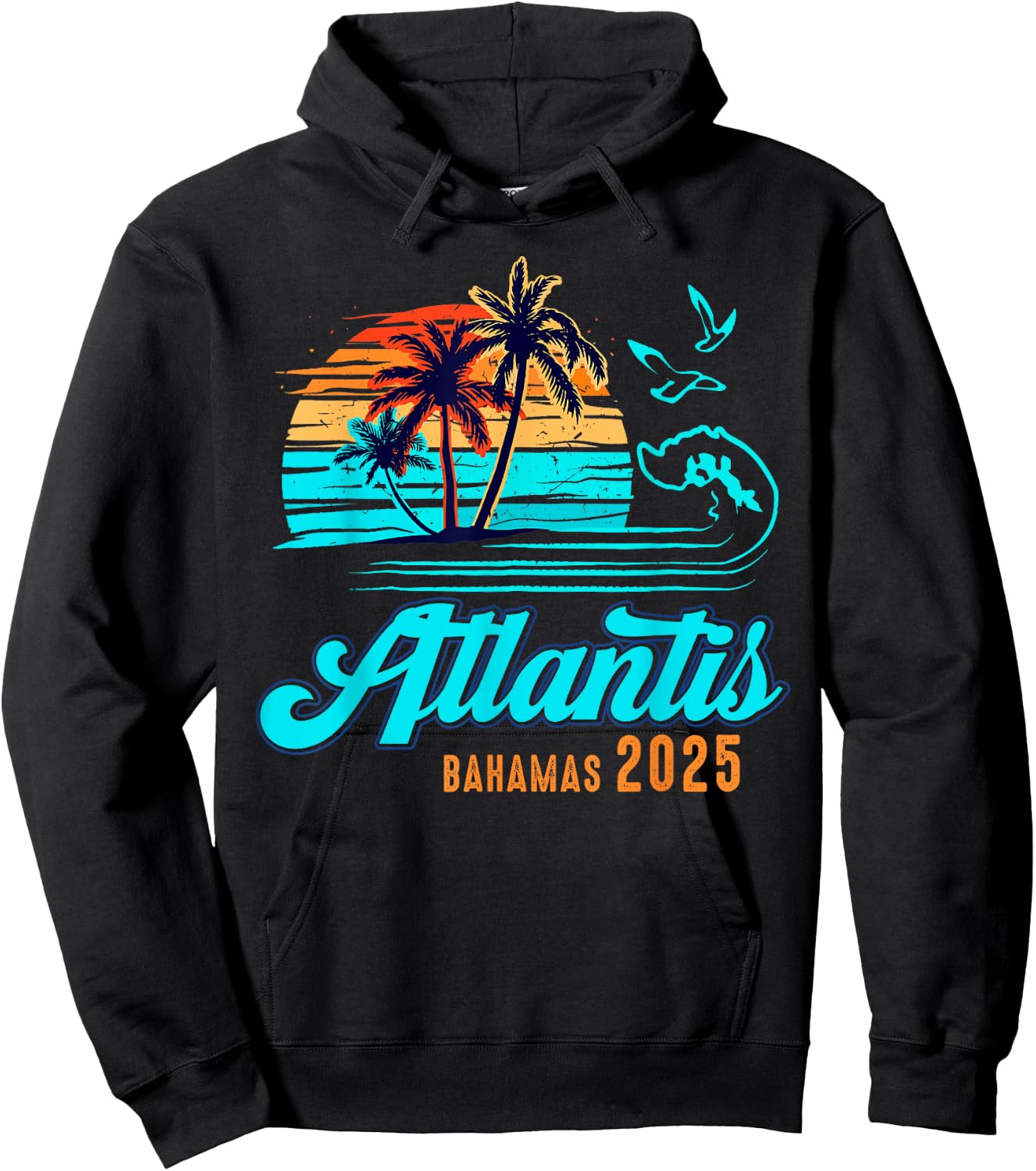 Atlantis Bahamas Caribbean 2025 Vacation Matching Group Hoodie - Hoodie | Black