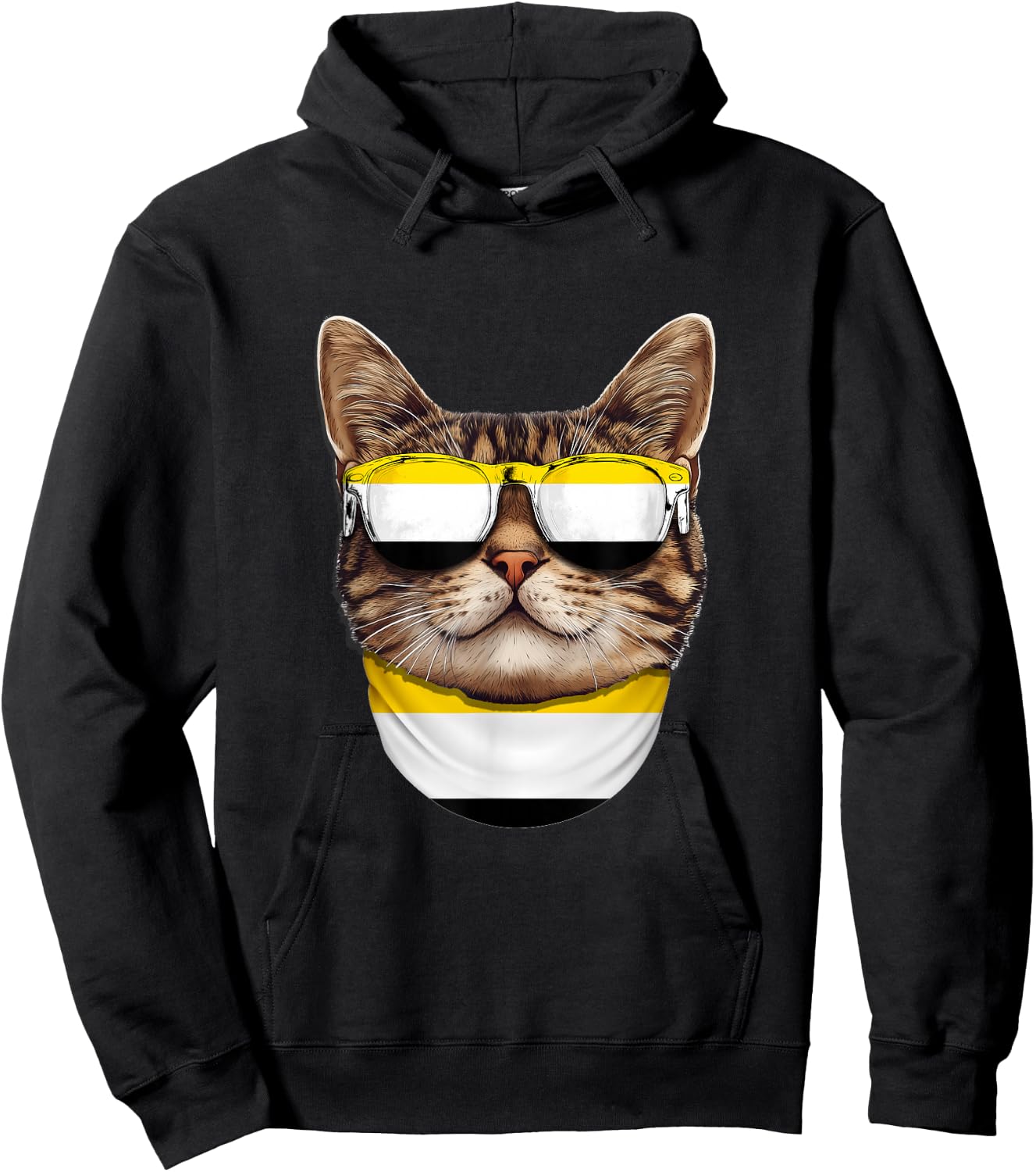 Garifuna Flag American Bengal Cat Heritage Garifuna Hoodie - Hoodie | Black