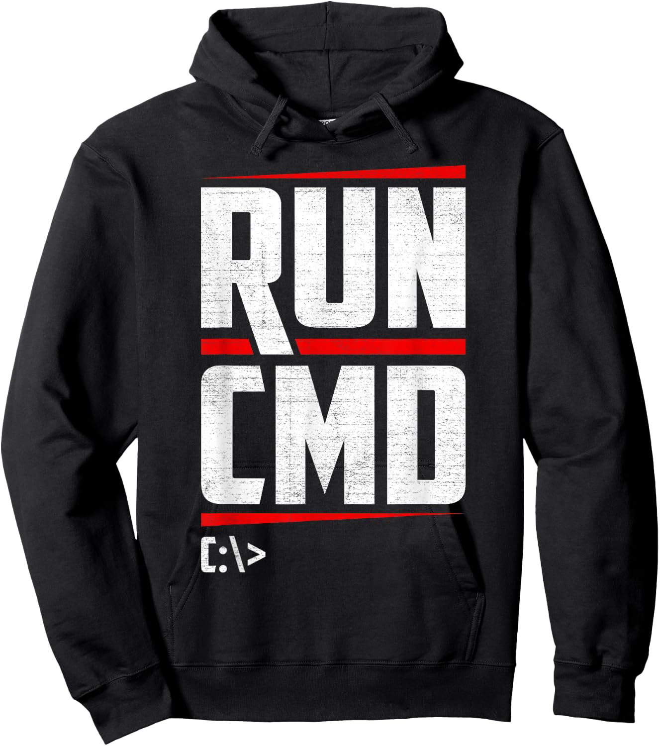 Run CMD Programmierer IT Spezialist Hoodie - Hoodie | Black