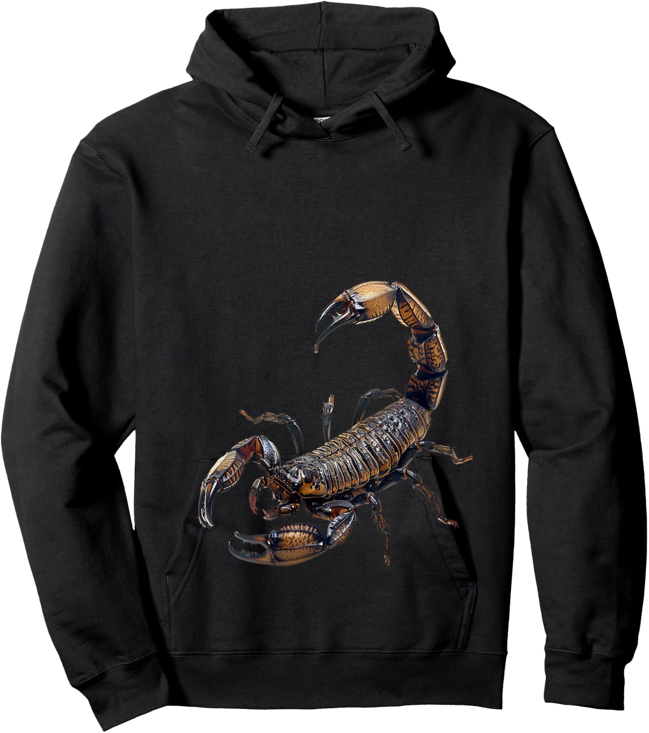 Scorpion V-Neck Hoodie - Hoodie | Black