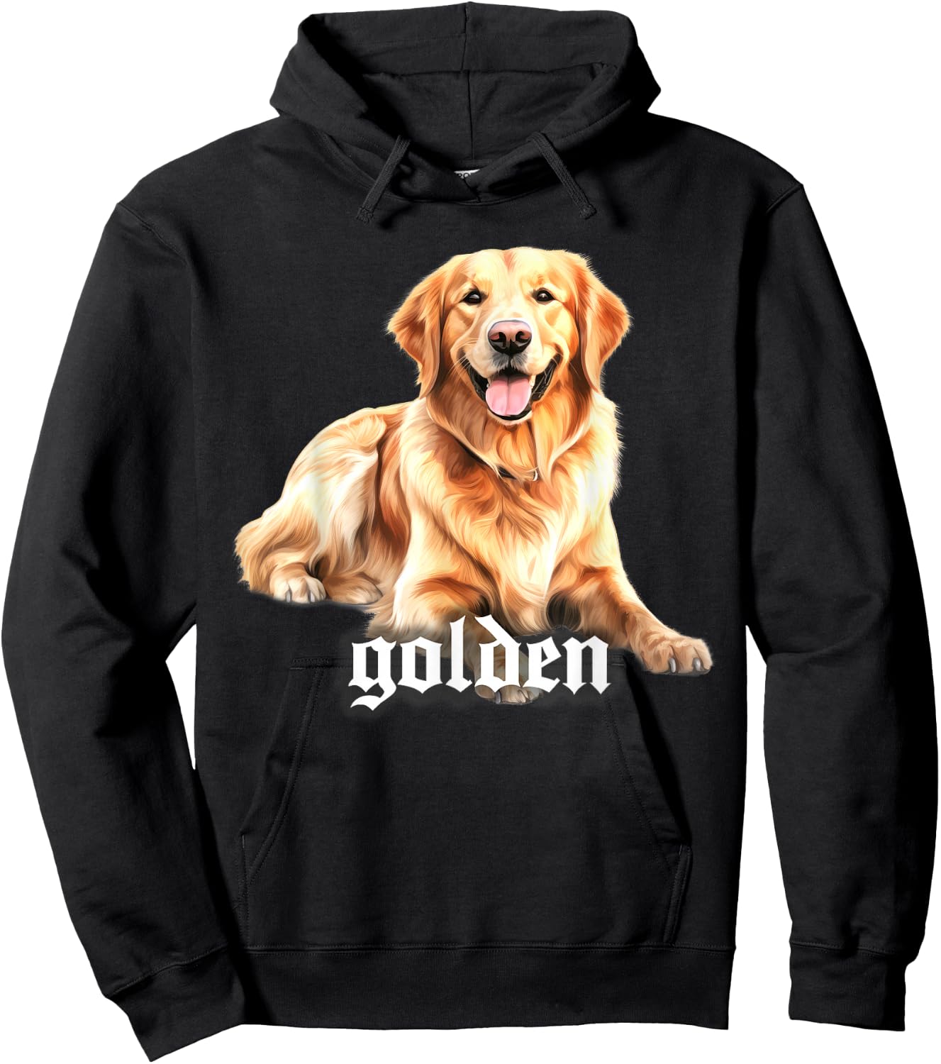 Golden Retriever Hoodie - Hoodie | Black