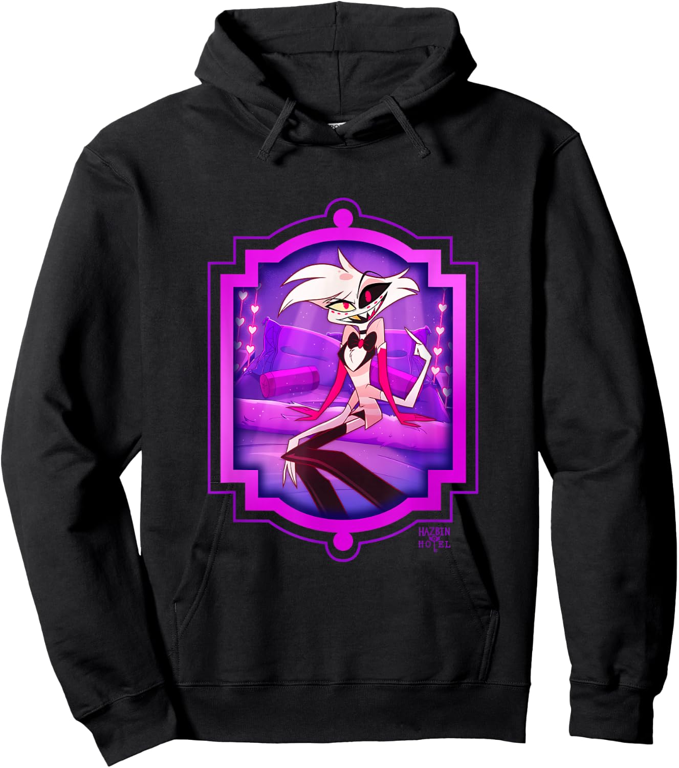 Hazbin Hotel - Angel Dust Hoodie - Hoodie | Black