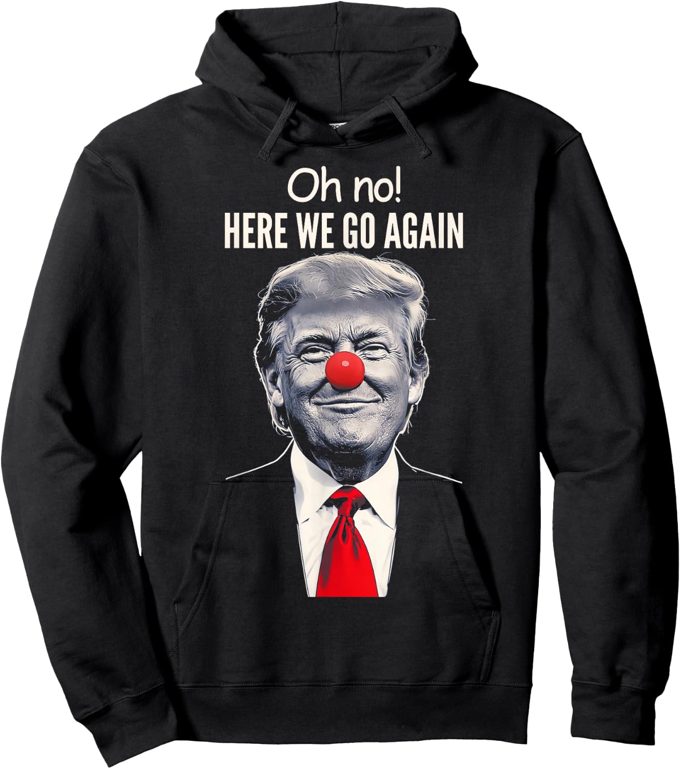 Anti-Trump Clown Going Away , Black, S Hoodie - Hoodie | Black