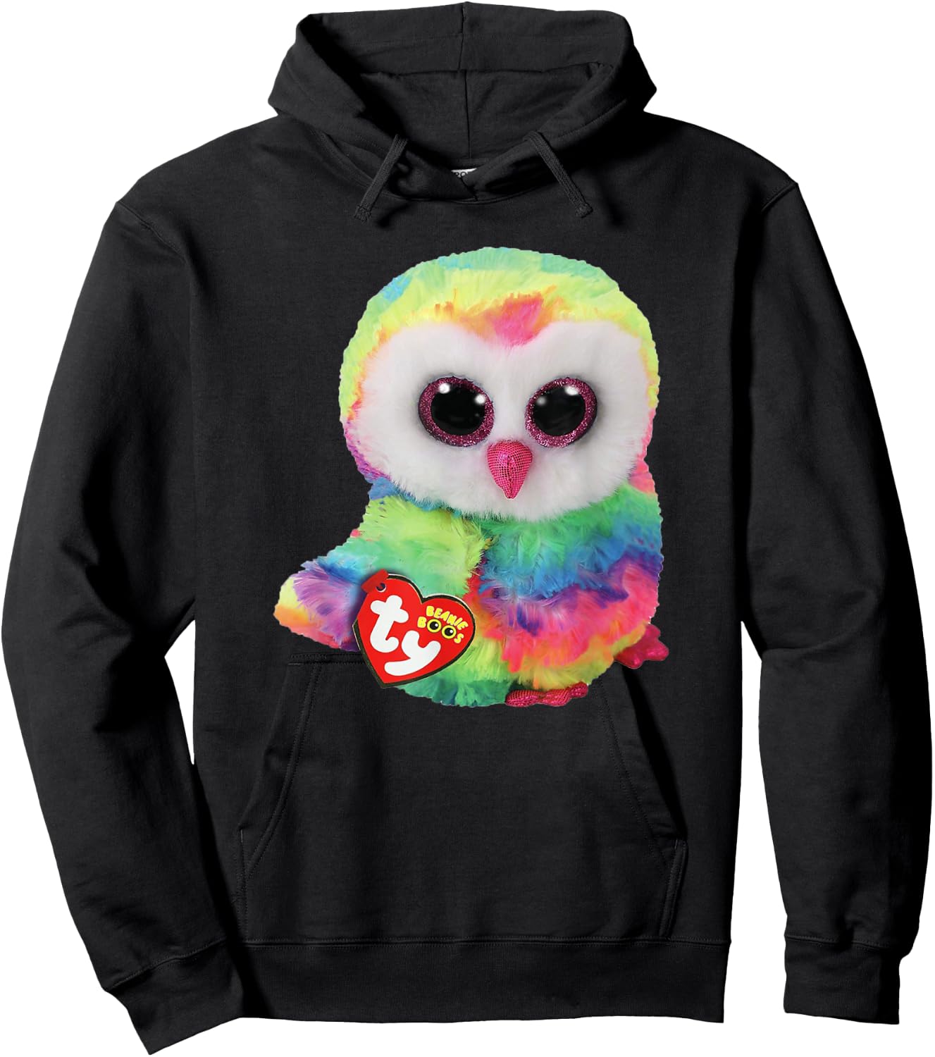 Cute Ty Owen Owl Boo Cat Fly Toy Shirt for Kids and Adults Hoodie - Hoodie | Black