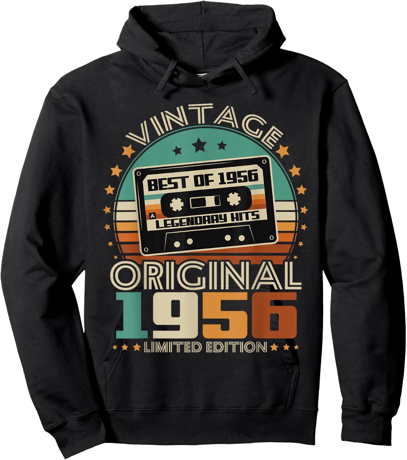 Original 1956 Vintage Birthday 70 Years Women Hoodie - Hoodie | Black