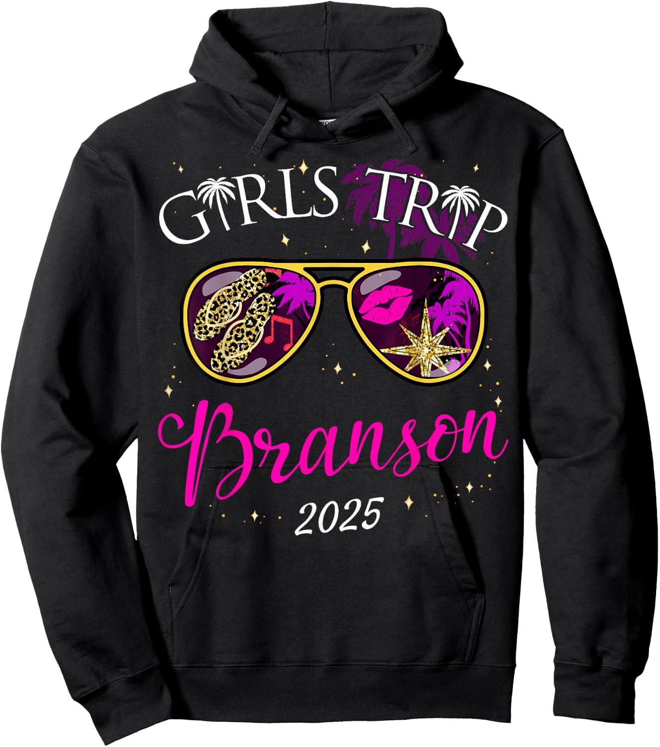 Birthday Squad for Girls Trip Branson 2025 on Holiday Weekend Hoodie - Hoodie | Black