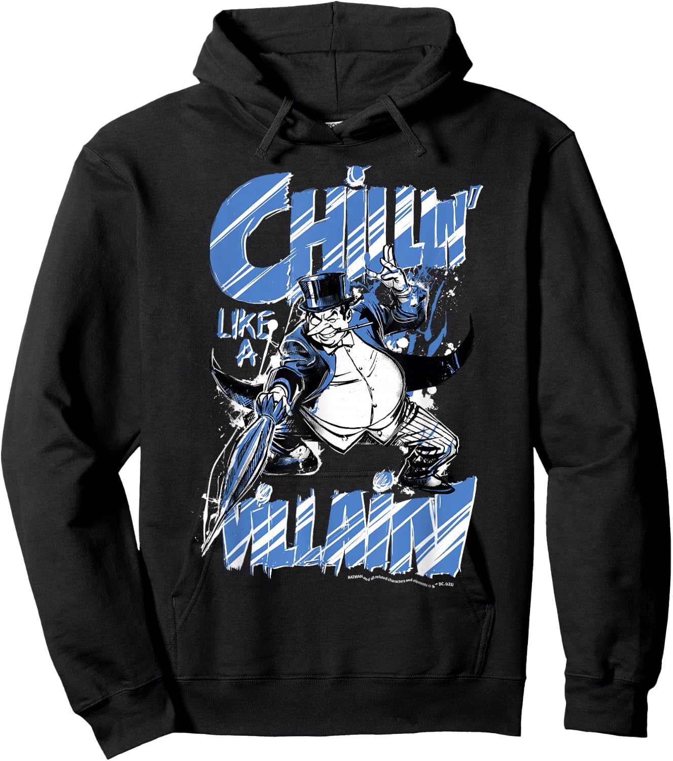 Batman, The Penguin, Relaxes Like a Villain , Black, S Hoodie - Hoodie | Black