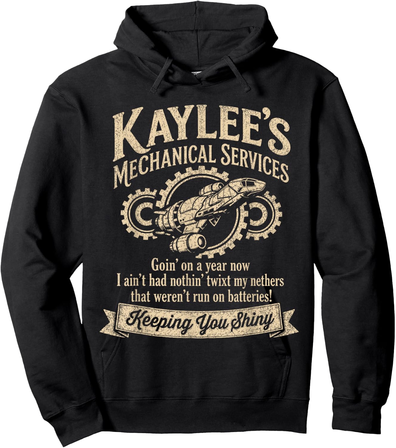 Kaylee Mechanical Services Space Mechanic Hoodie - Hoodie | Black