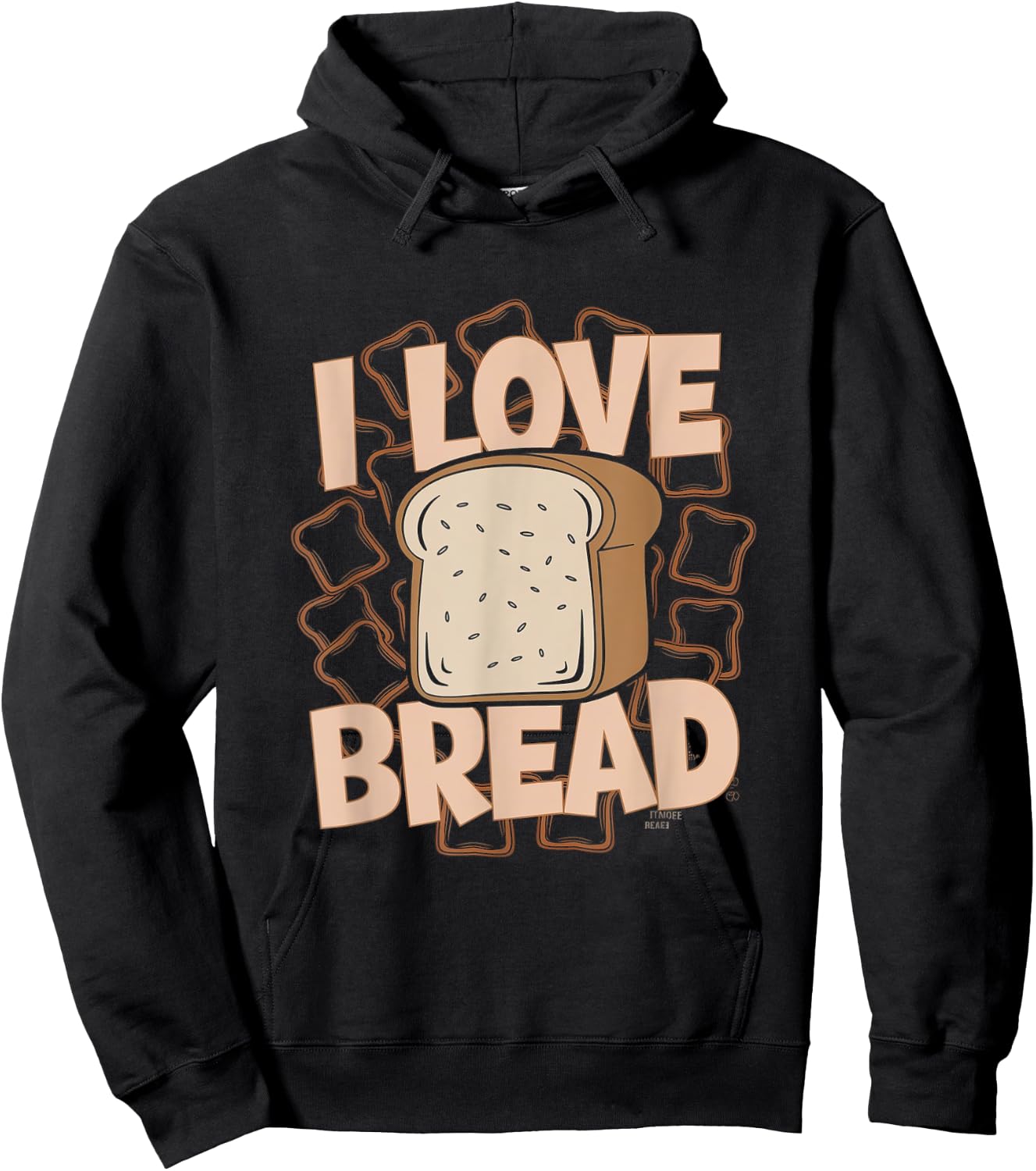 J'adore le pain Hoodie - Hoodie | Black