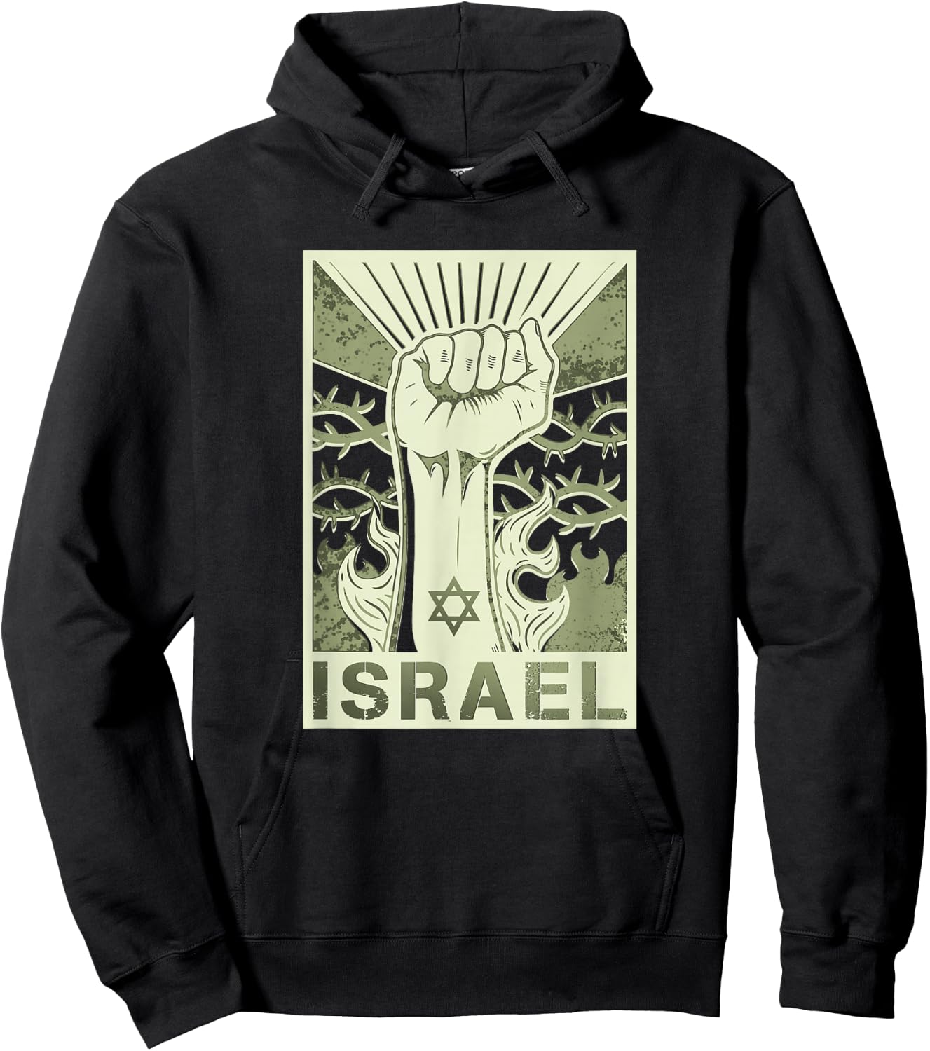Israel- : Unterstützt Israel, ich stehe auf der Seite Israels, jüdisch Hoodie - Hoodie | Black