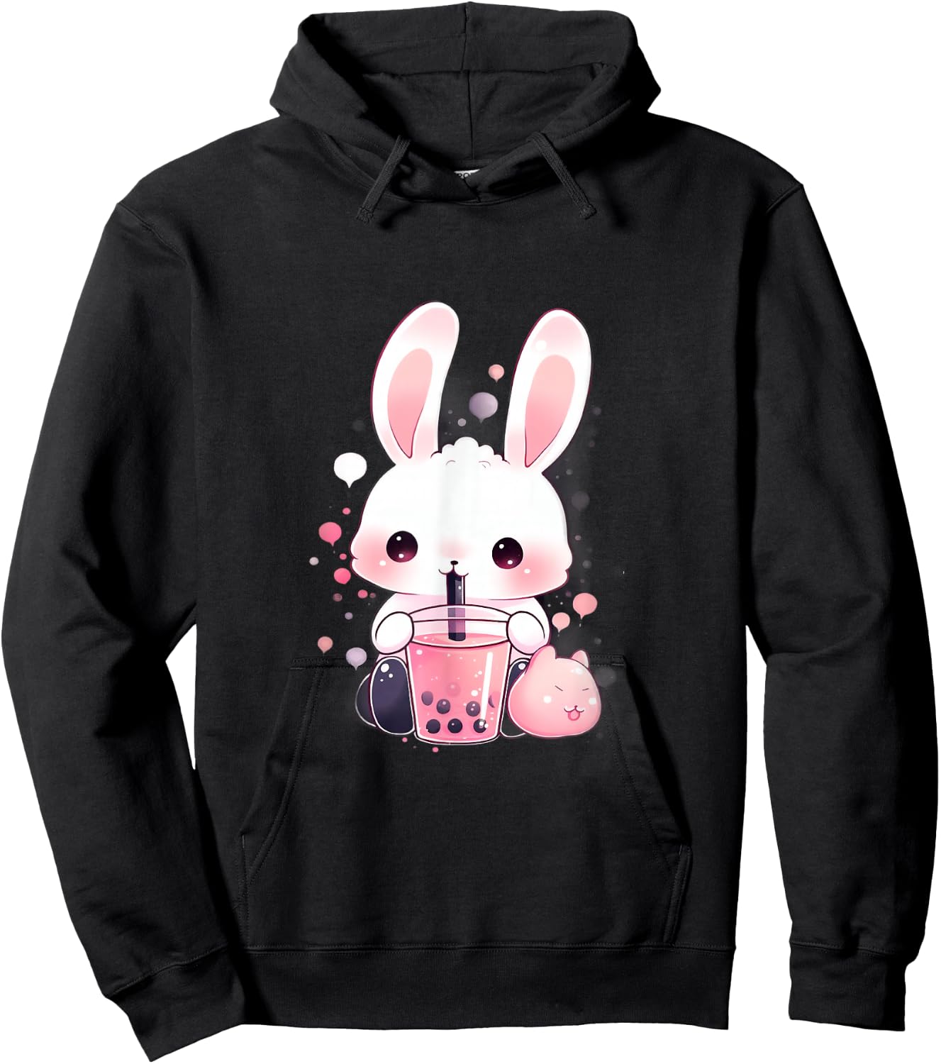 Bunny Boba Tea Bubble Tea Anime Kawaii Hoodie - Hoodie | Black