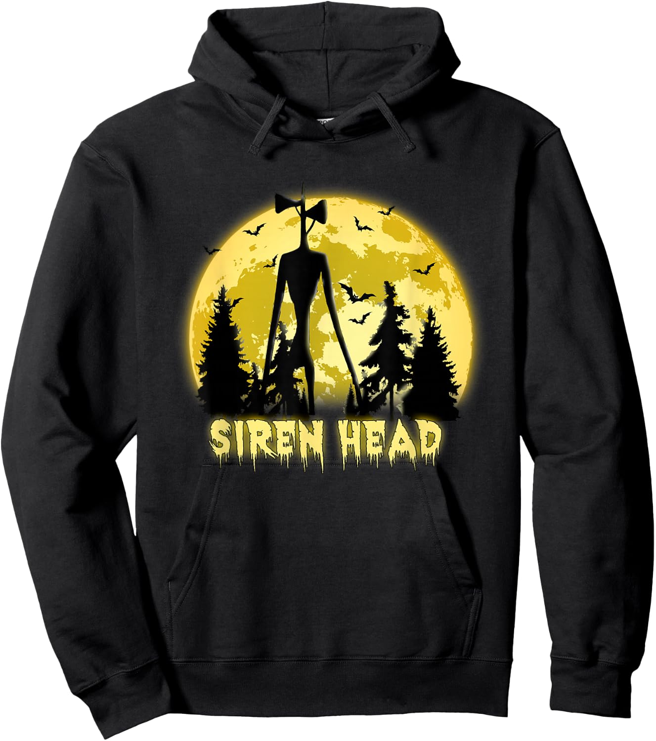 American Cryptid Siren Head , black, s Hoodie - Hoodie | Black