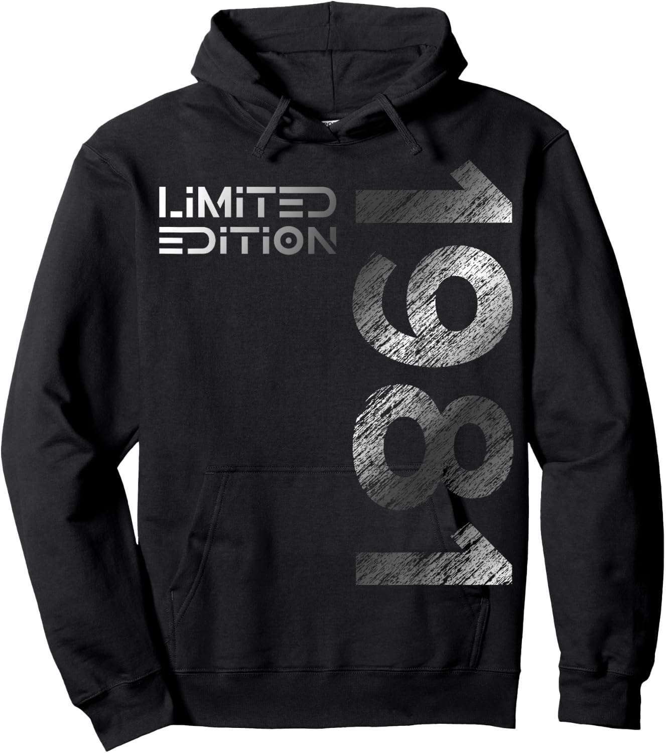 44th Birthday Limited Edition Vintage 1981 Man Woman Hoodie - Hoodie | Black