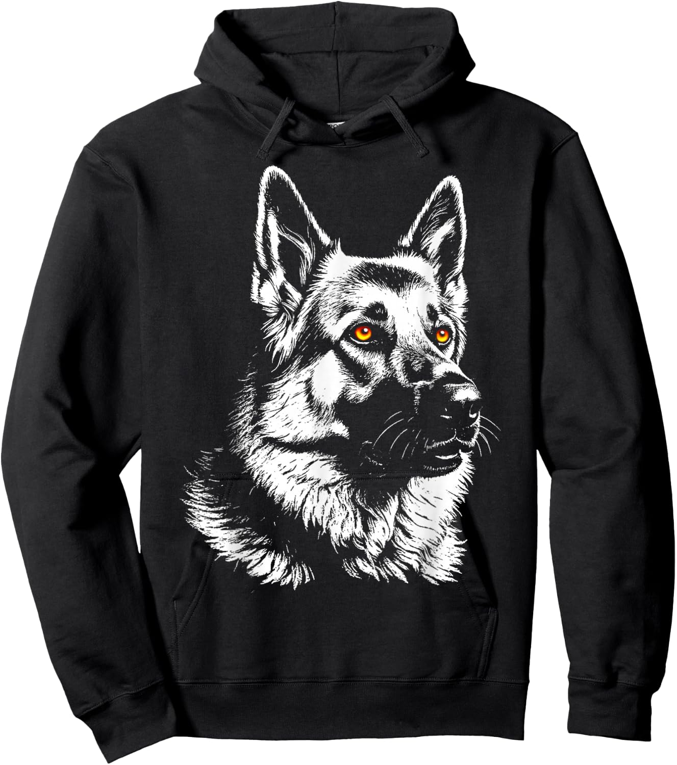 German Shepherd Eyes Hoodie - Hoodie | Black