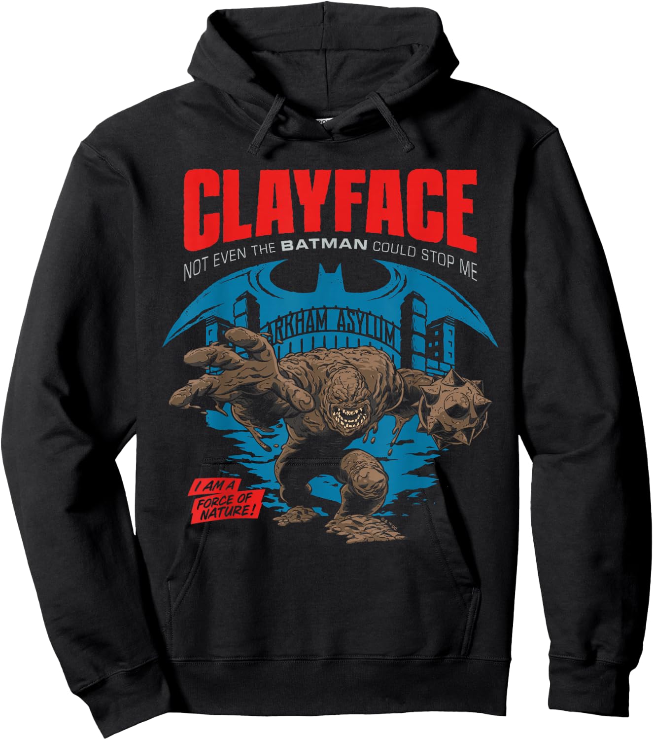 Batman Clayface Arkham Asylum Hoodie - Hoodie | Black