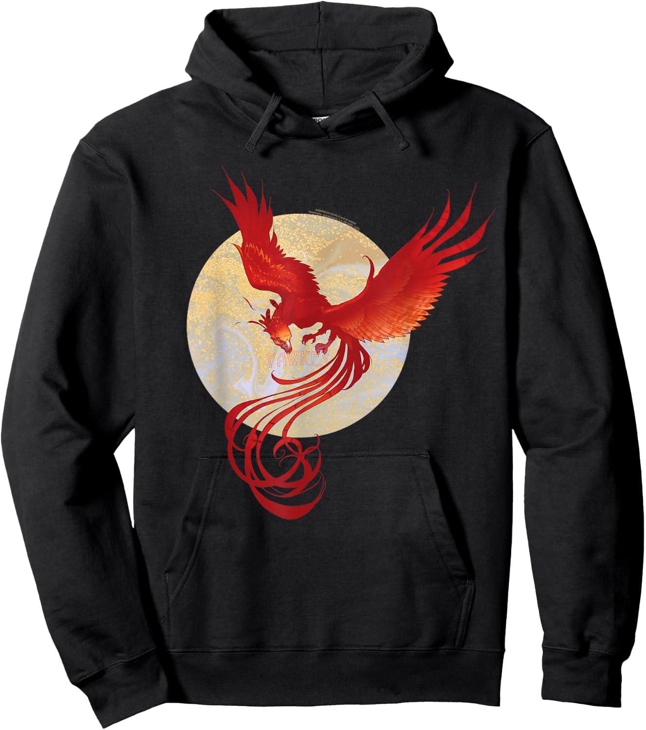 Harry Potter Fawkes Hoodie - Hoodie | Black