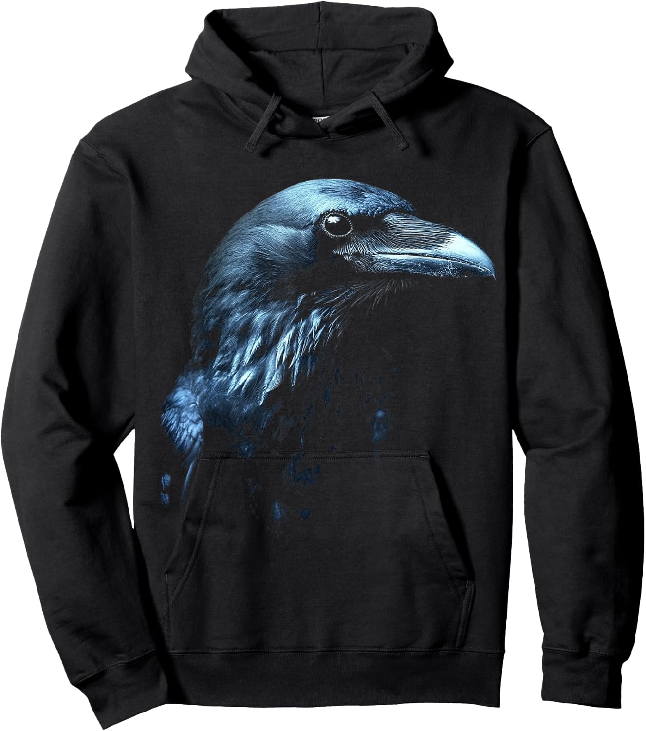 Raven Bird Animal Art Raven , black Hoodie - Hoodie | Black