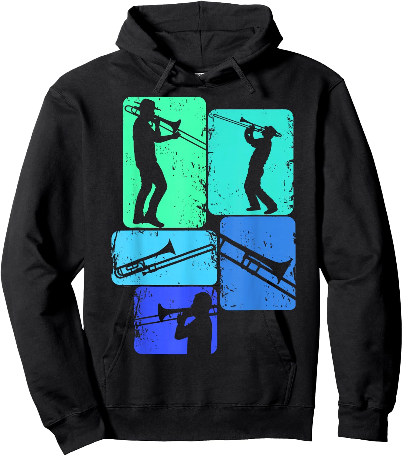 Posaune Posaunist Herren Kind Hoodie - Hoodie | Black