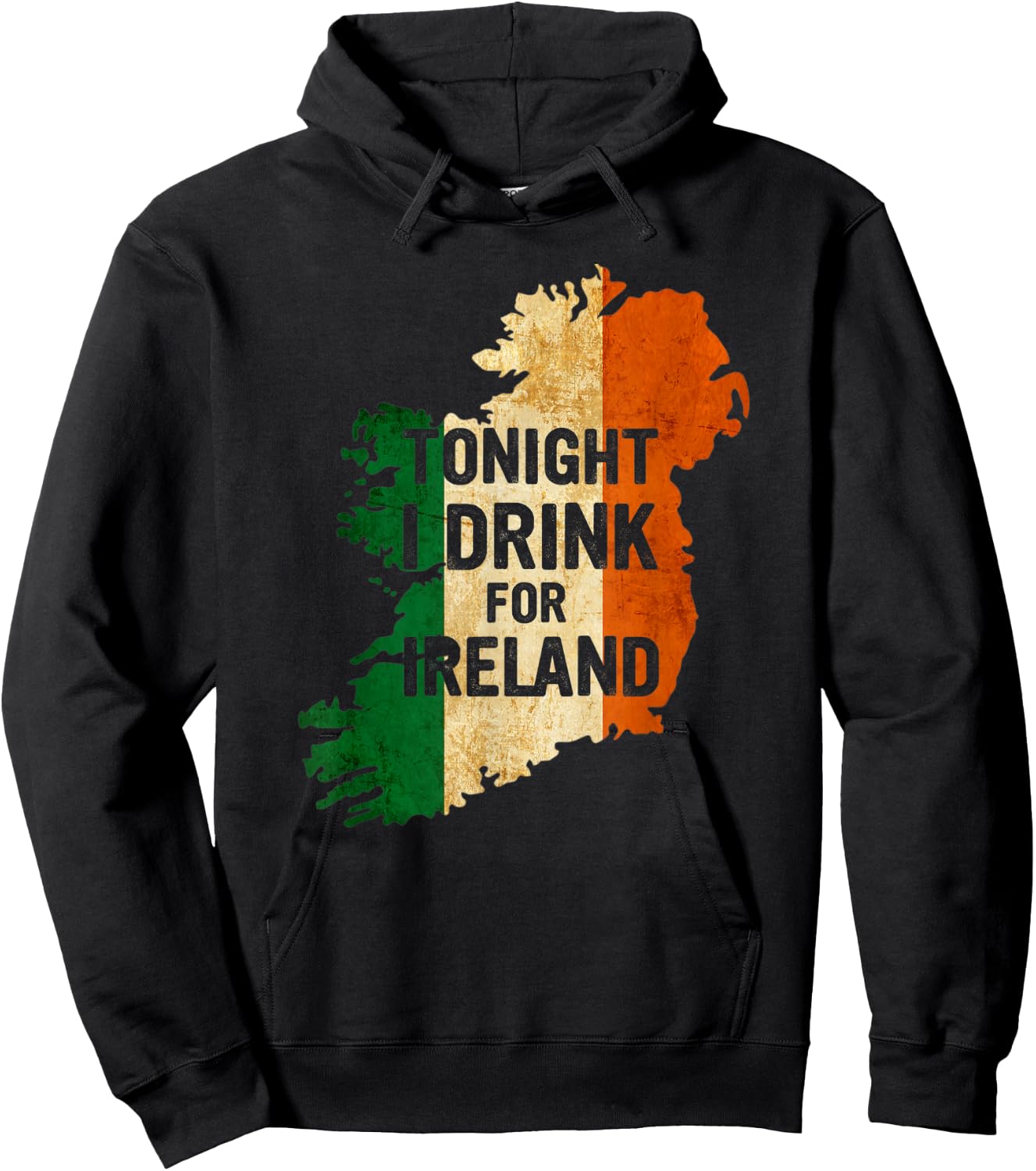 Tonight I Drink For Ireland Drinking Party St Patricks Day Hoodie - Hoodie | Black