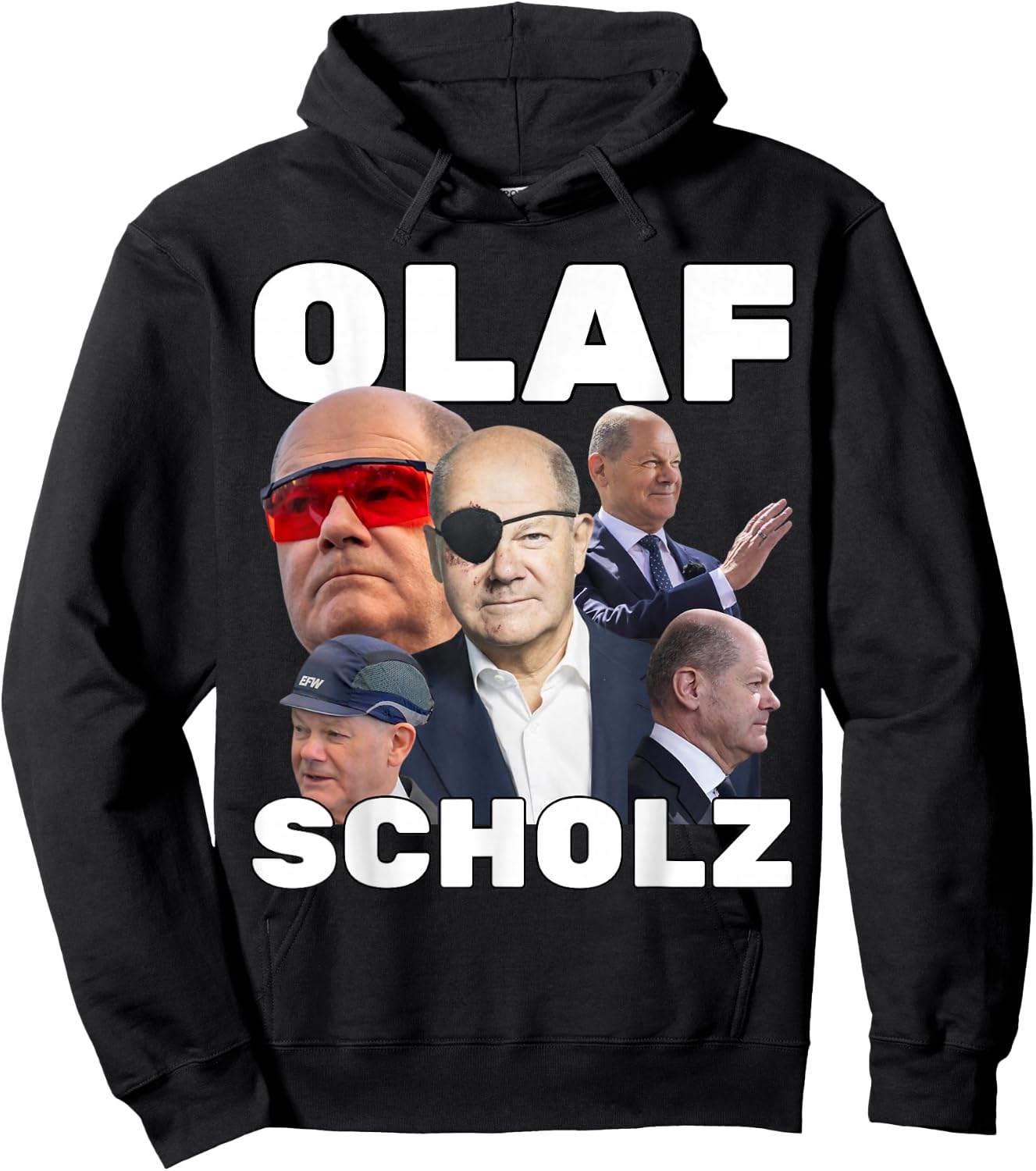 Olaf Scholz Fan-Merch Hoodie - Hoodie | Black