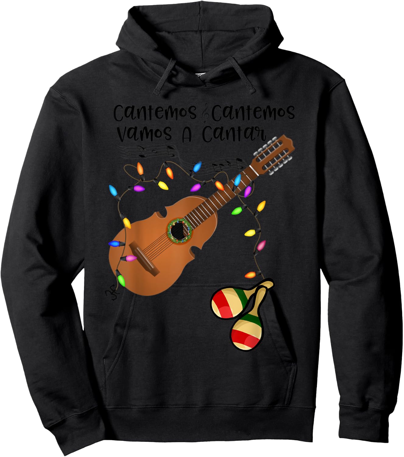 Navidad Hoodie - Hoodie | Black