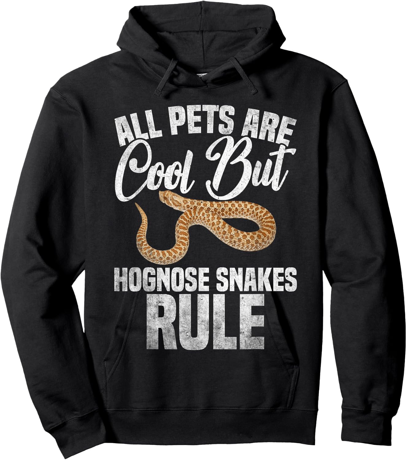 Hognose Snake Ring Hognose Snake Hide Hognose Snake Hoodie - Hoodie | Black