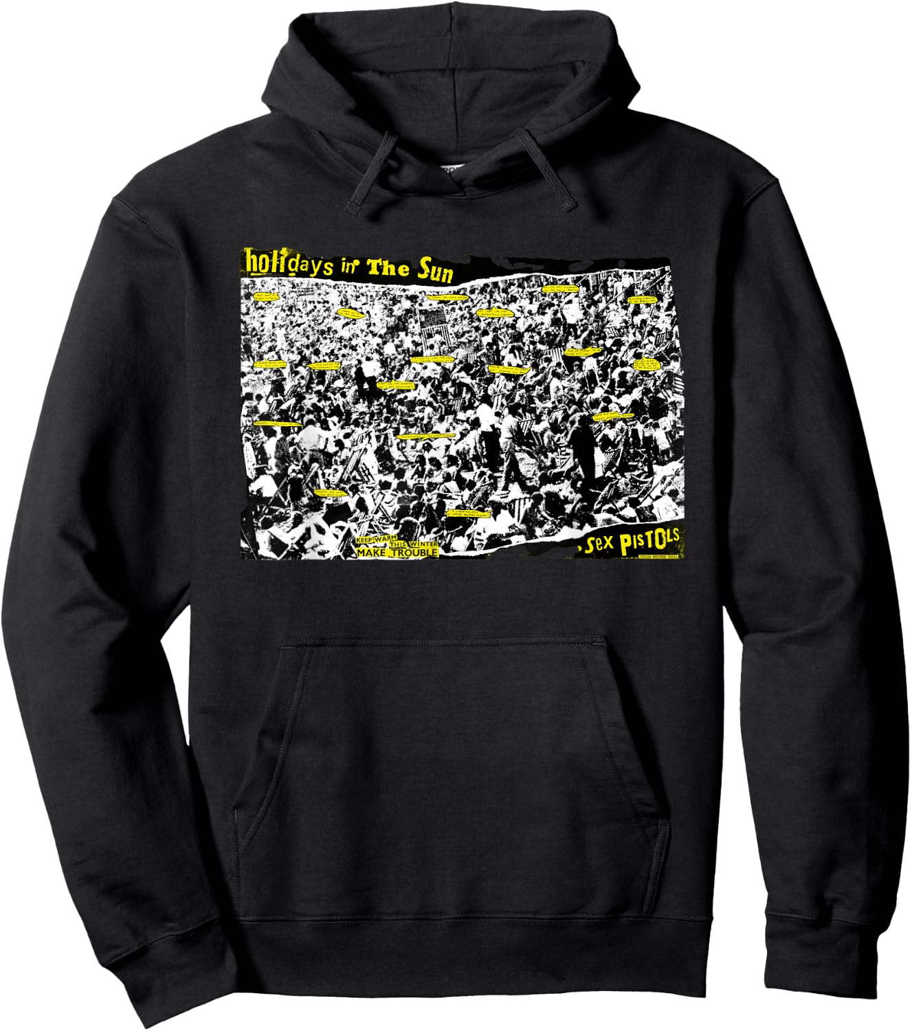 Sex Pistols Official Holidays In The Sun Hoodie - Hoodie | Black