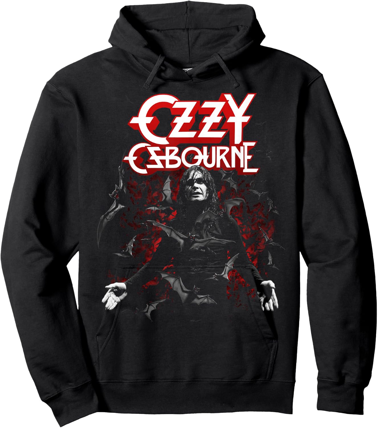 Ozzy Osbourne Bats Hoodie - Hoodie | Black