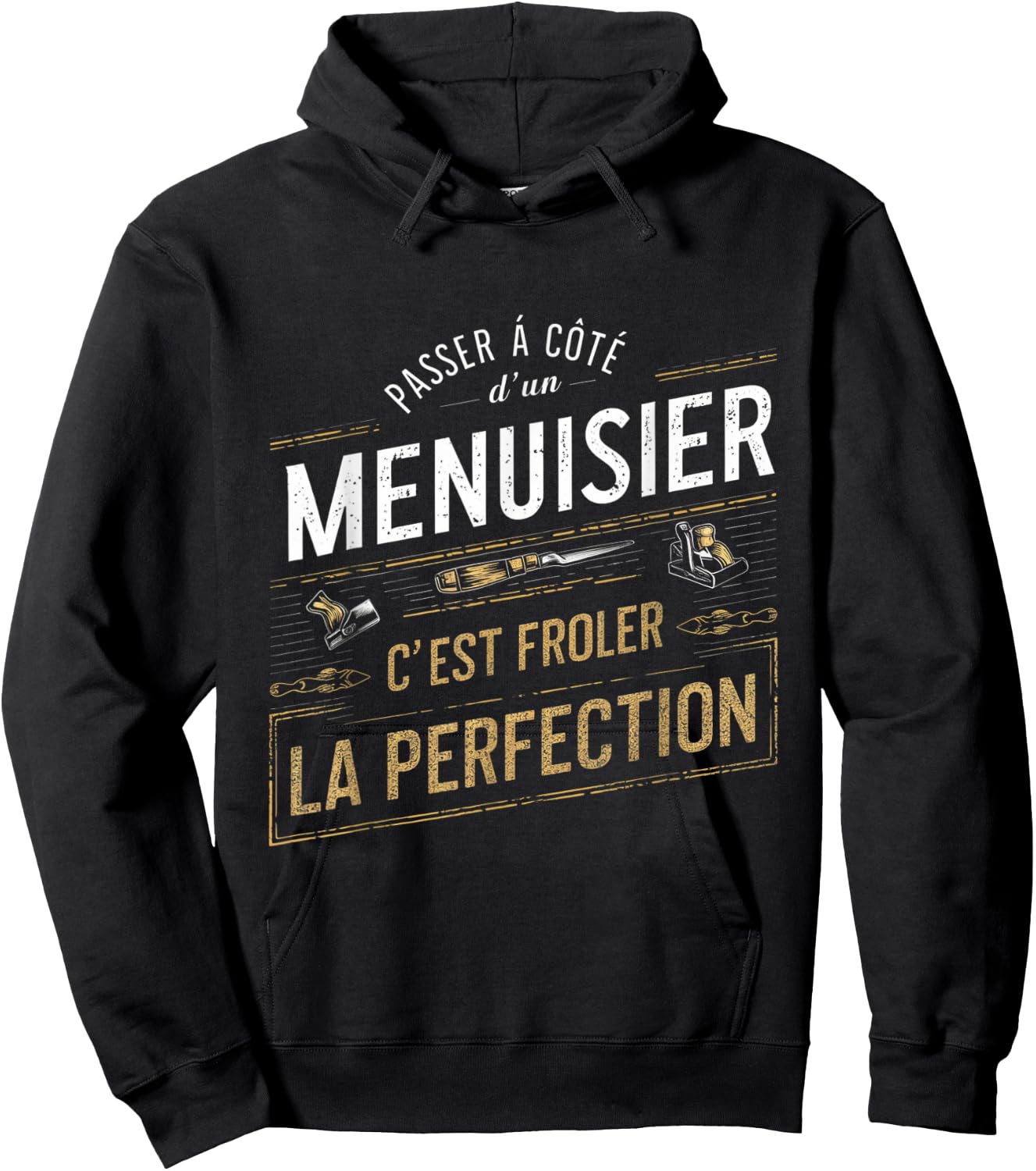 Carpenter Froler Perfection Gift Carpentry Humor , Black, S Hoodie - Hoodie | Black