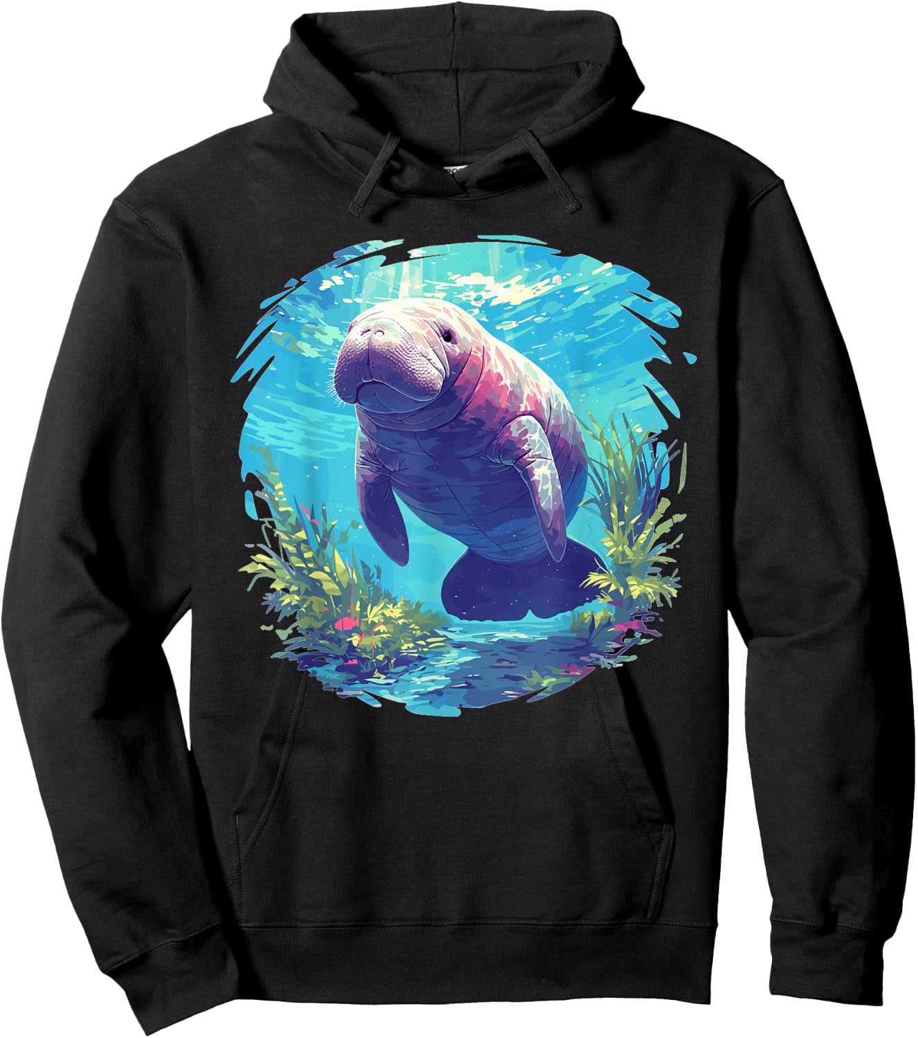 Manatees Manatee Hoodie - Hoodie | Black