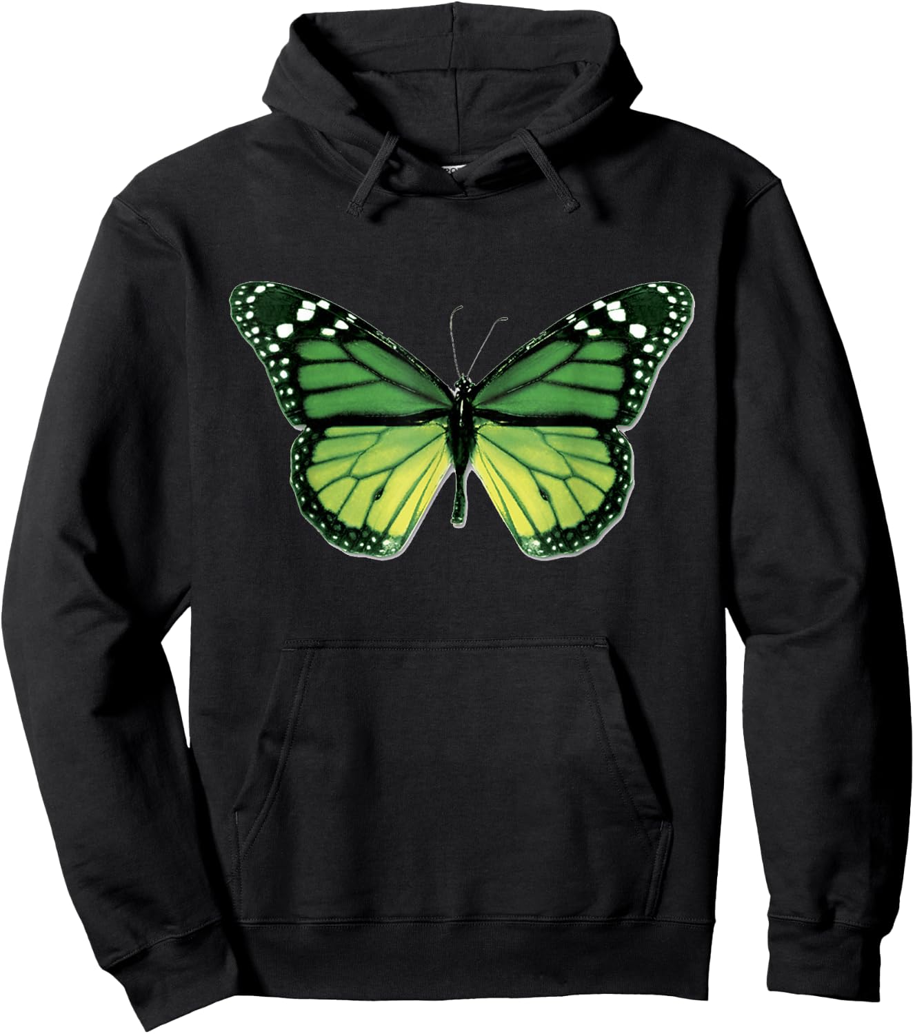 Awesome Green Butterfly - & Sizes Hoodie - Hoodie | Black