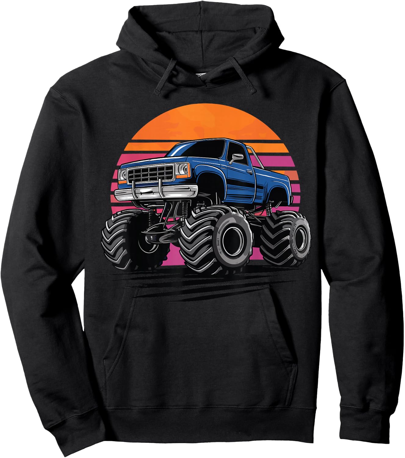 Monster Truck für Kleinkinder Jugend & Erwachsene Hoodie - Hoodie | Black