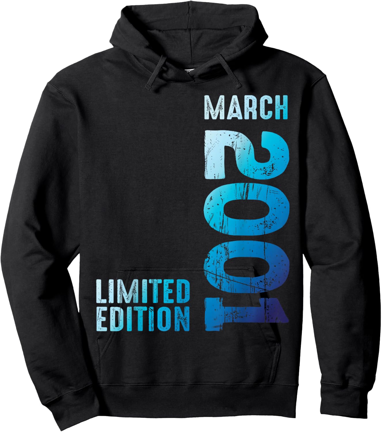 Seit März 2001 Jahr 2001 Retro 2001 Vintage 2001 Edition Hoodie - Hoodie | Black
