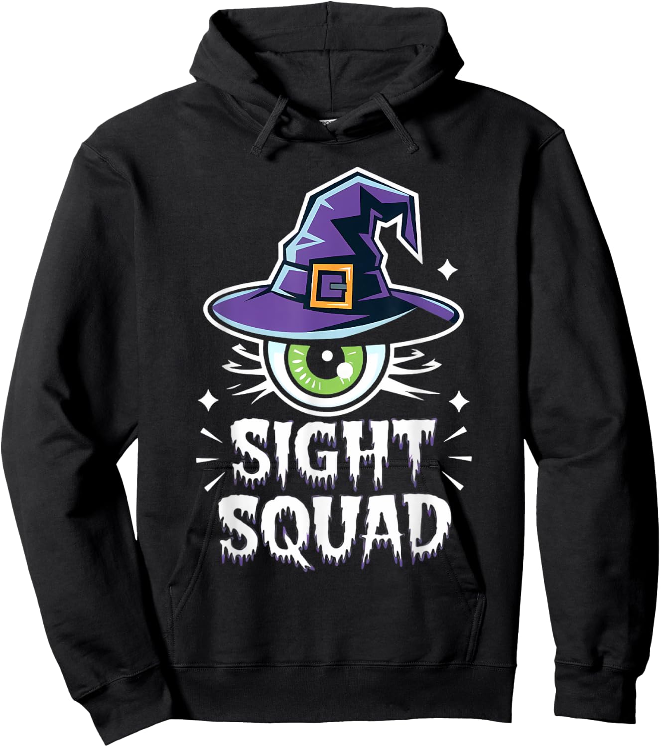Halloween Optometrist Sight Squad Optometry Eyeball Hoodie - Hoodie | Black