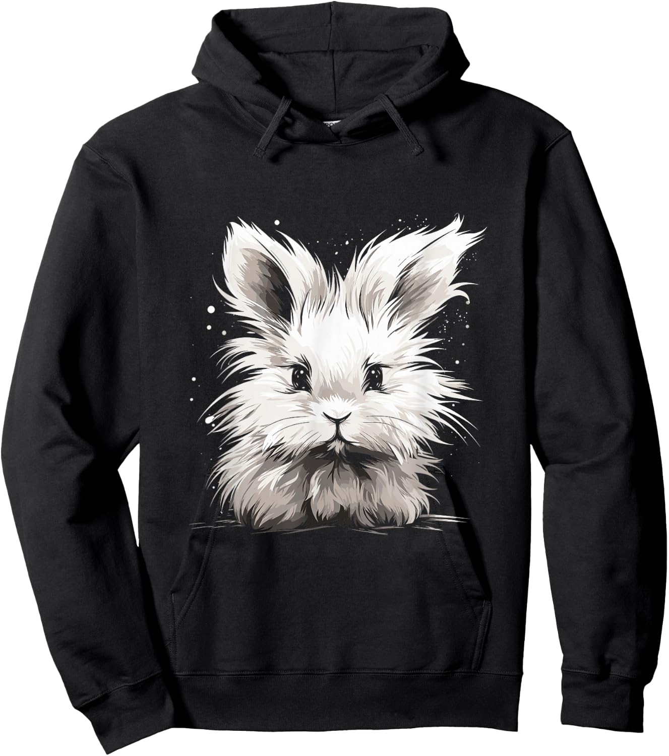 Angora Rabbits Owners Furry Rabbit Hoodie - Hoodie | Black