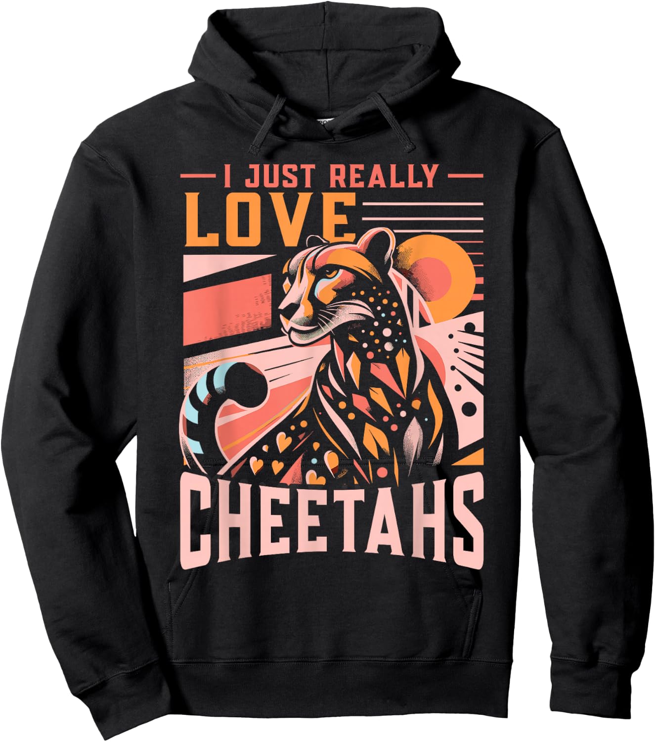 Leopard Cheetah Hoodie - Hoodie | Black