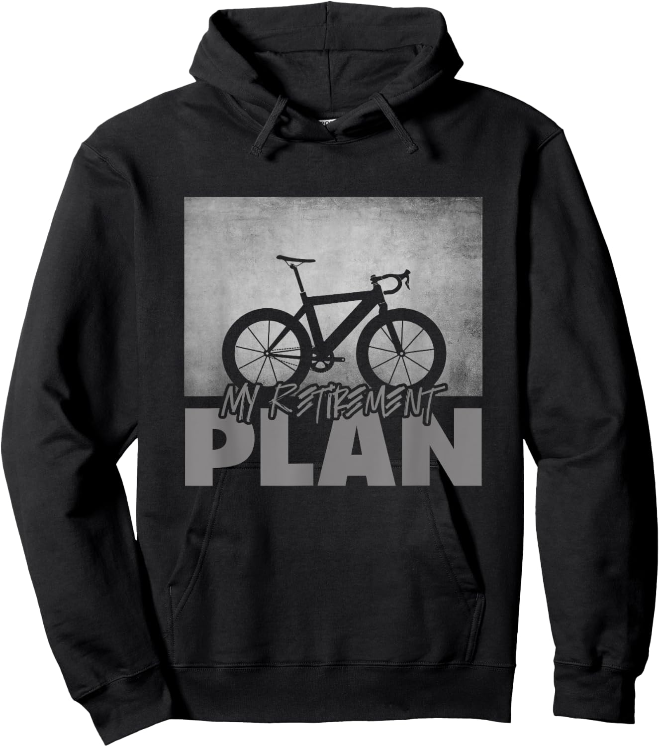 Funny Road Biking Bicycle Cycling Hoodie - Hoodie | Black